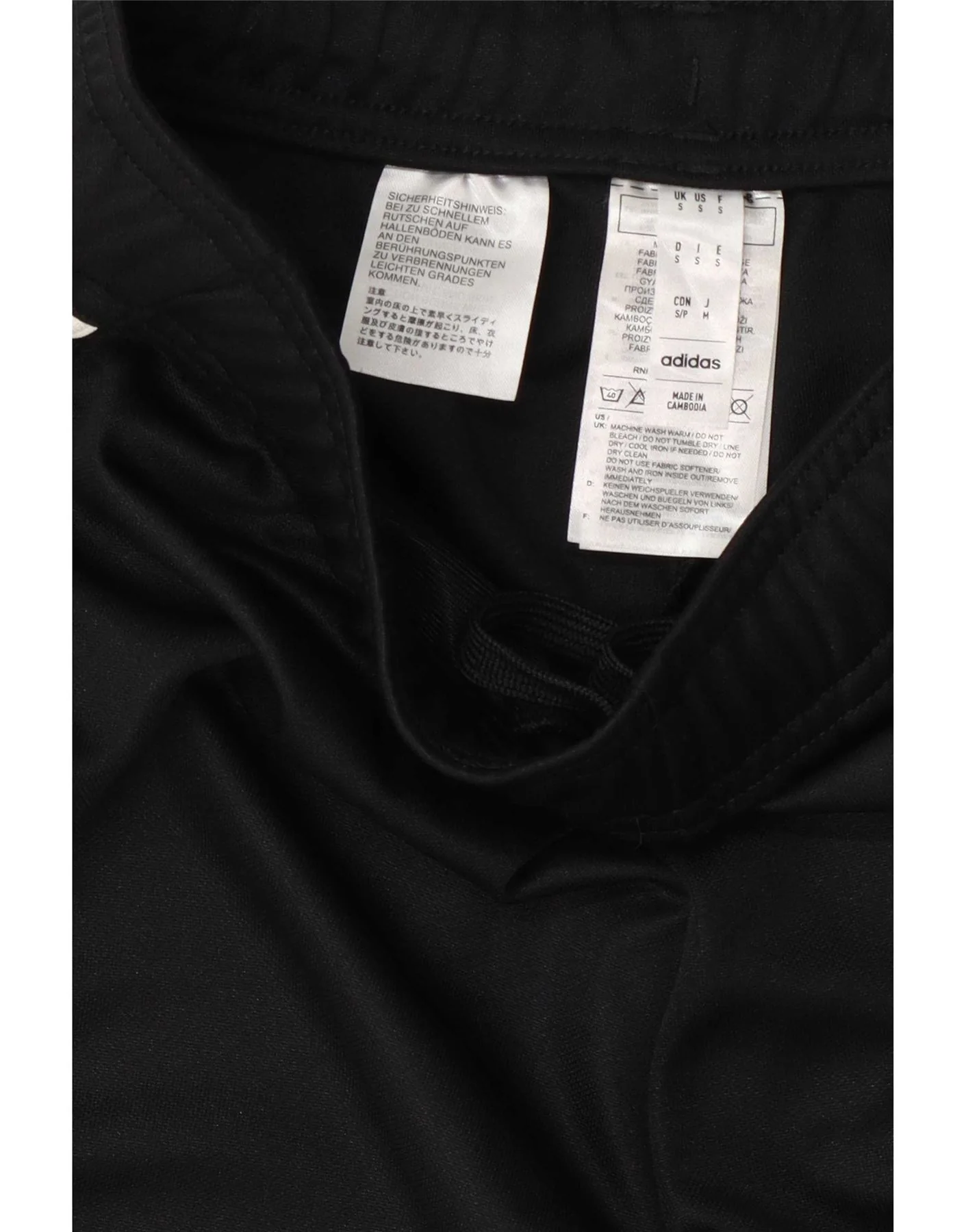 Adidas Womens Aeroready Tracksuit Trousers UK 10 Small Black Polyester - Image 3