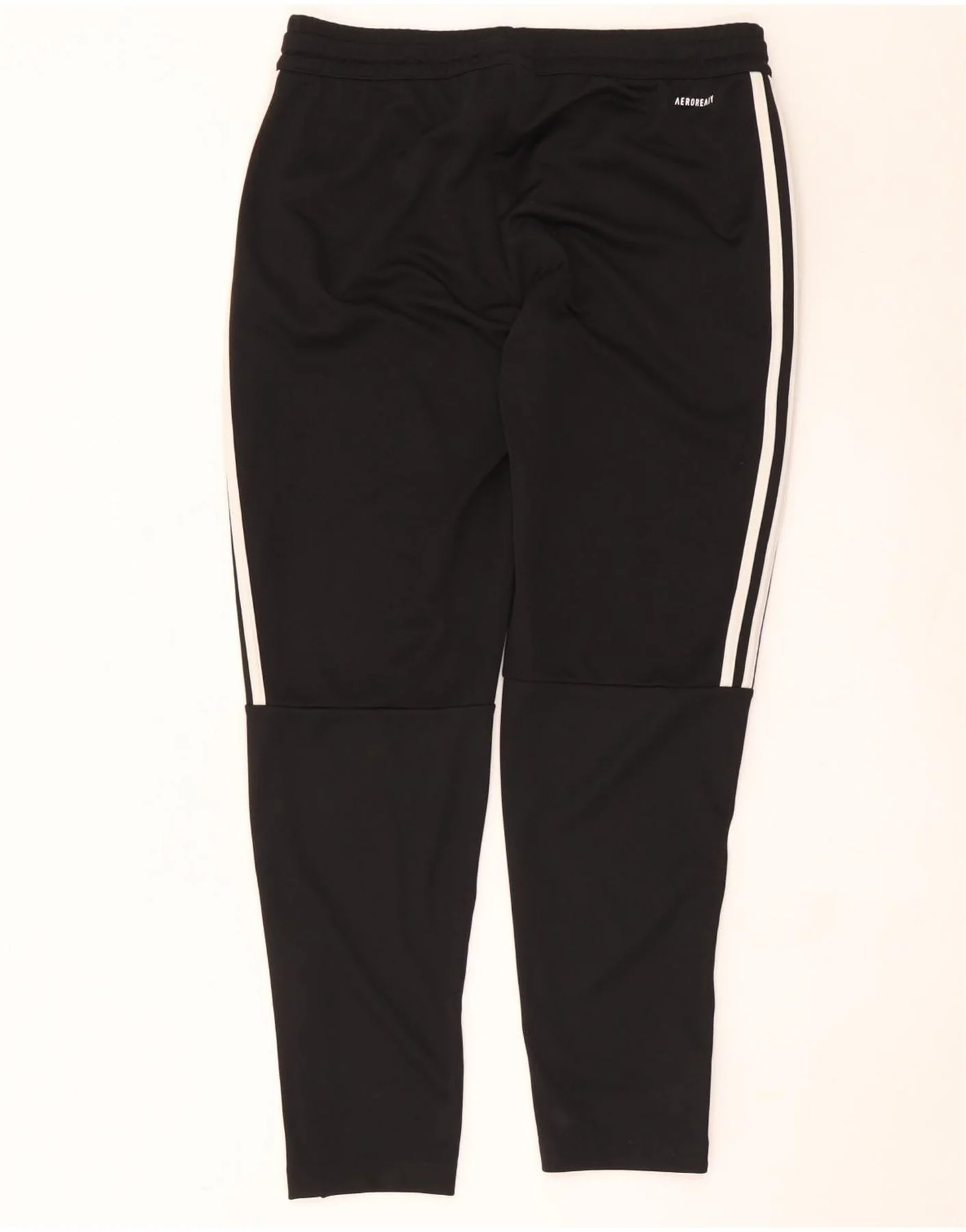 Adidas Womens Aeroready Tracksuit Trousers UK 16/18 Large Black Polyester - Image 2