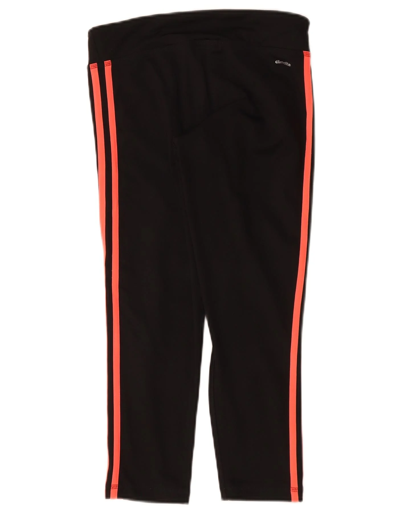 Adidas Womens Capri Leggings UK 8/10 Small Black Polyester Sports - Image 2