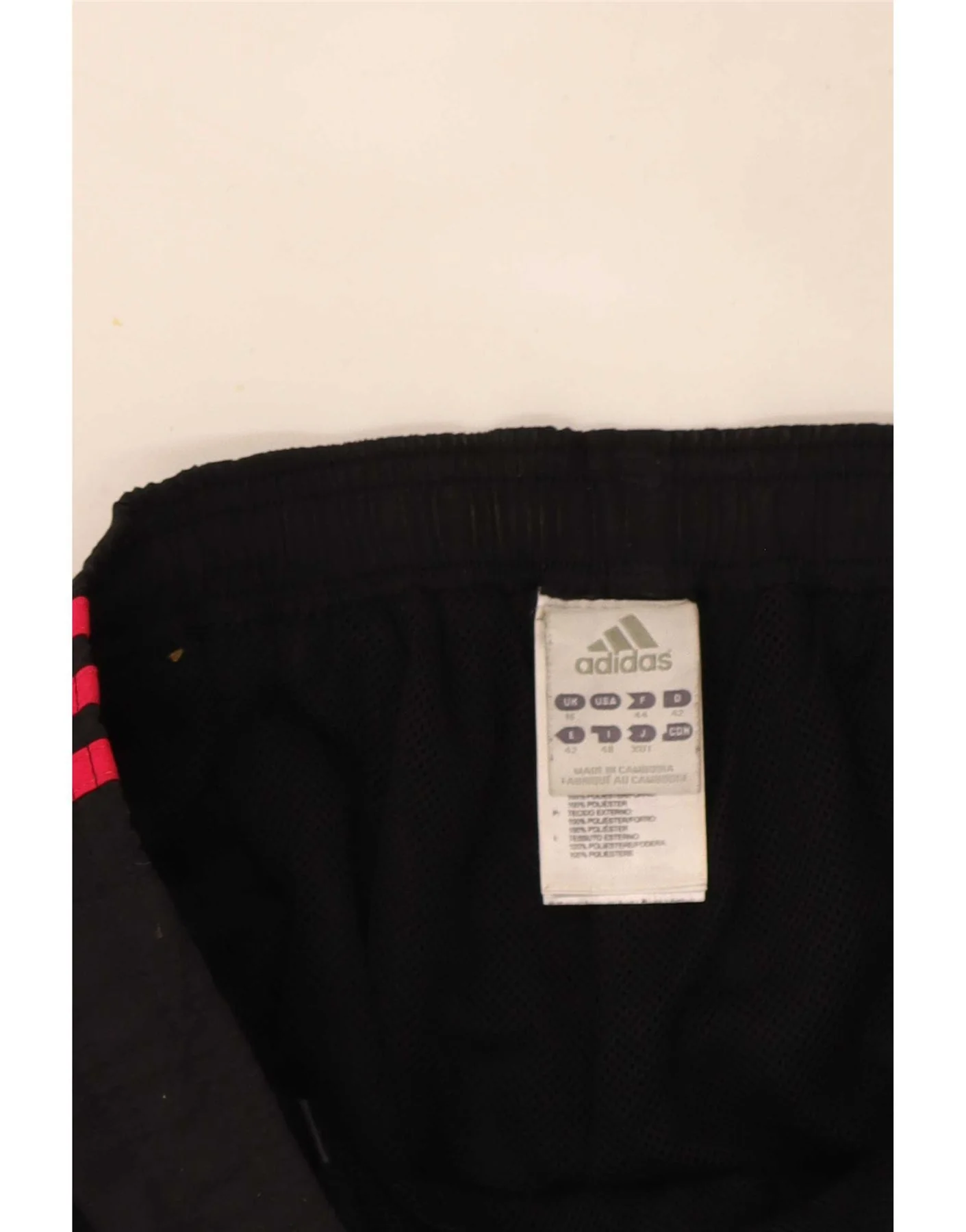 Adidas Womens Capri Tracksuit Trousers UK 16 Large Black Polyester - Image 4