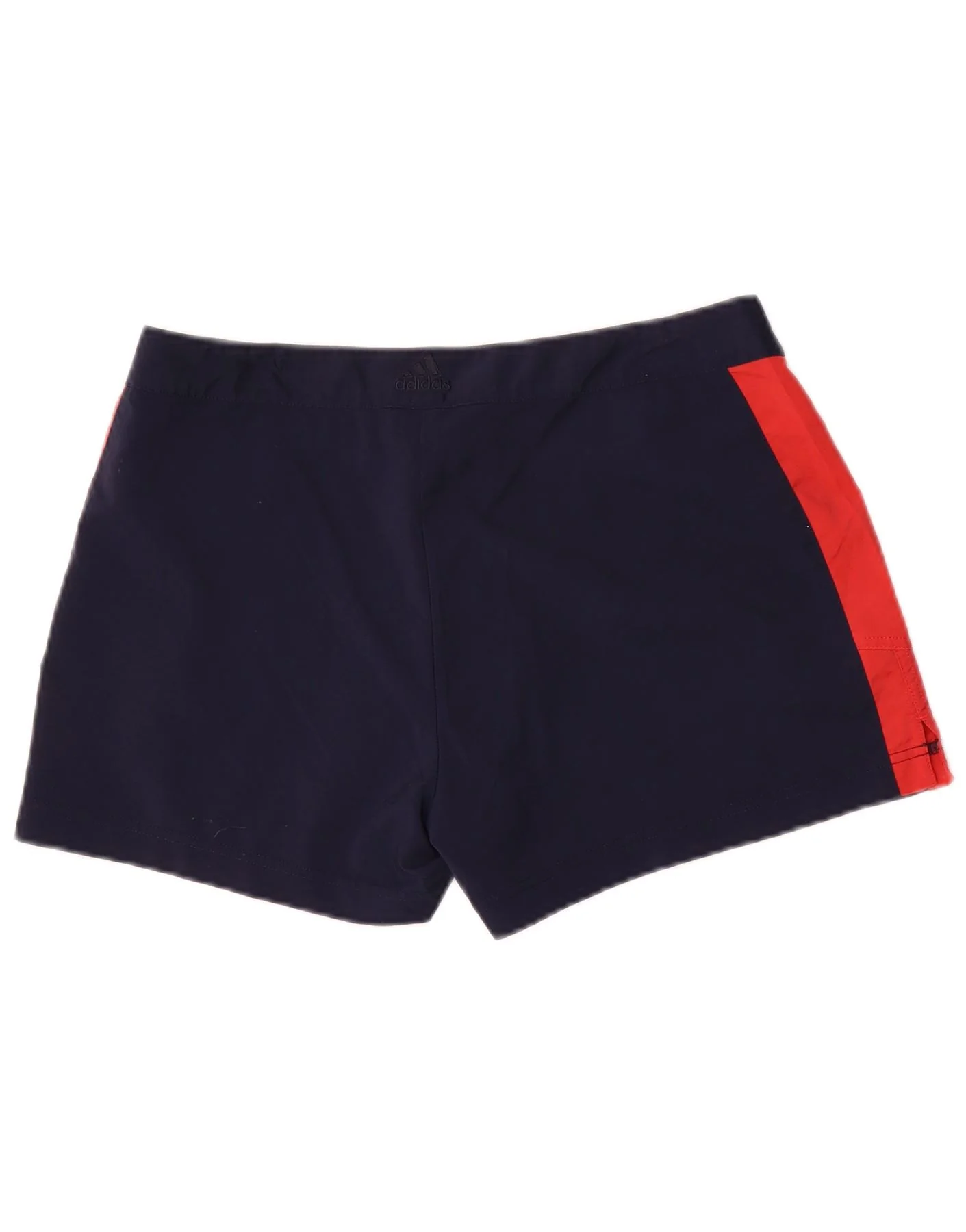 Adidas Womens Casual Shorts UK 14 Medium W30 Navy Blue Colourblock - Image 2