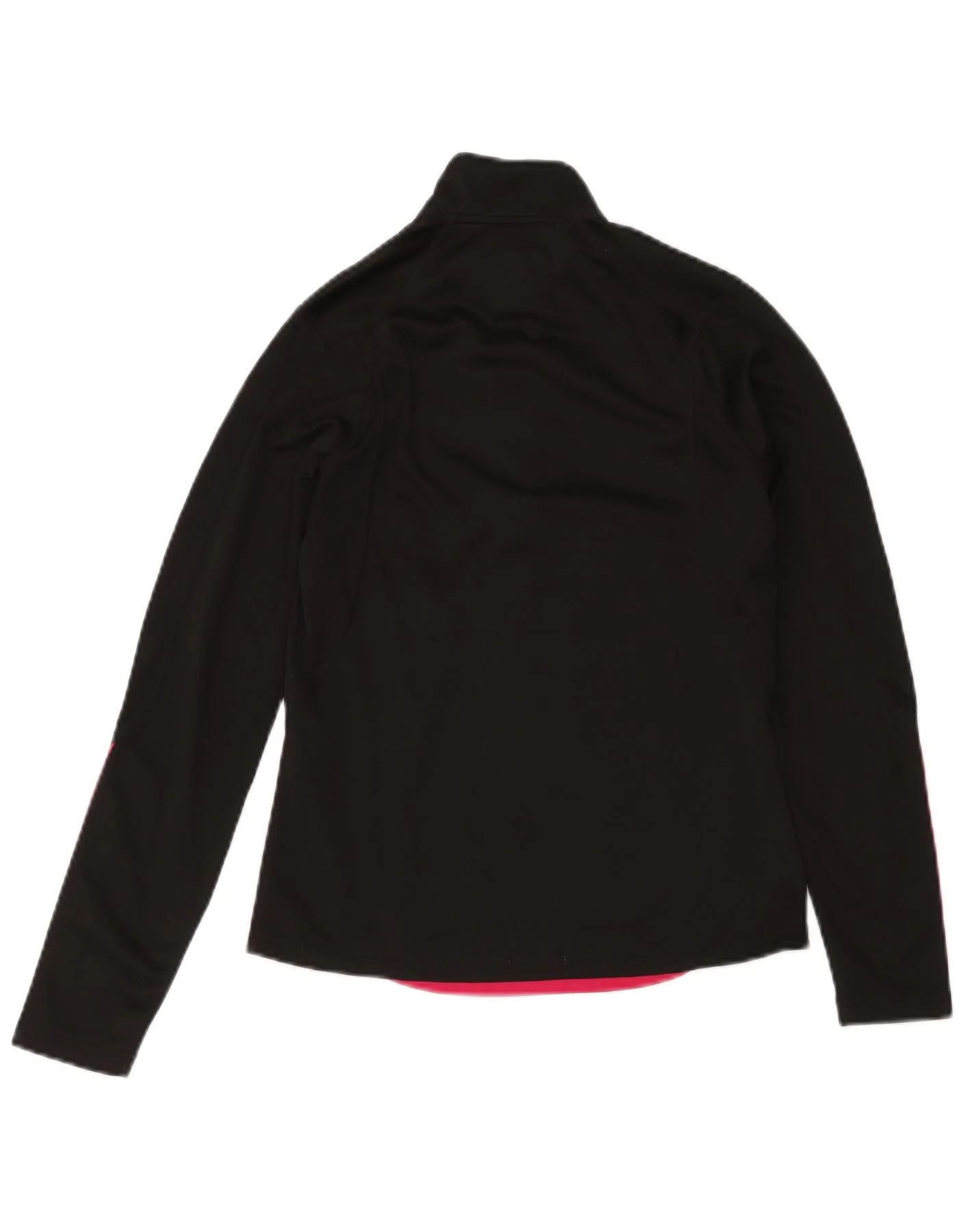 Adidas Womens Climacool Zip Neck Pullover Tracksuit Top UK 10 Small Black - Image 2