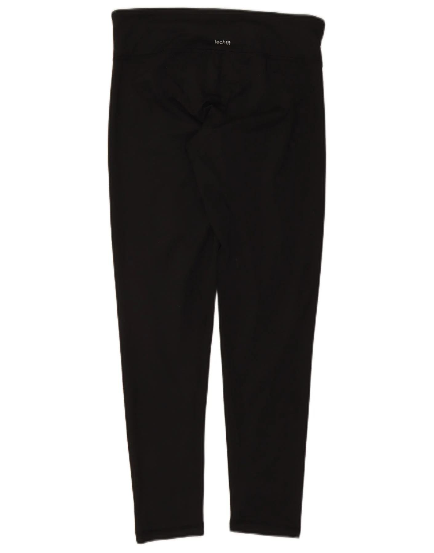 Adidas Womens Climalite Leggings UK 12/14 Medium Black Polyester - Image 2