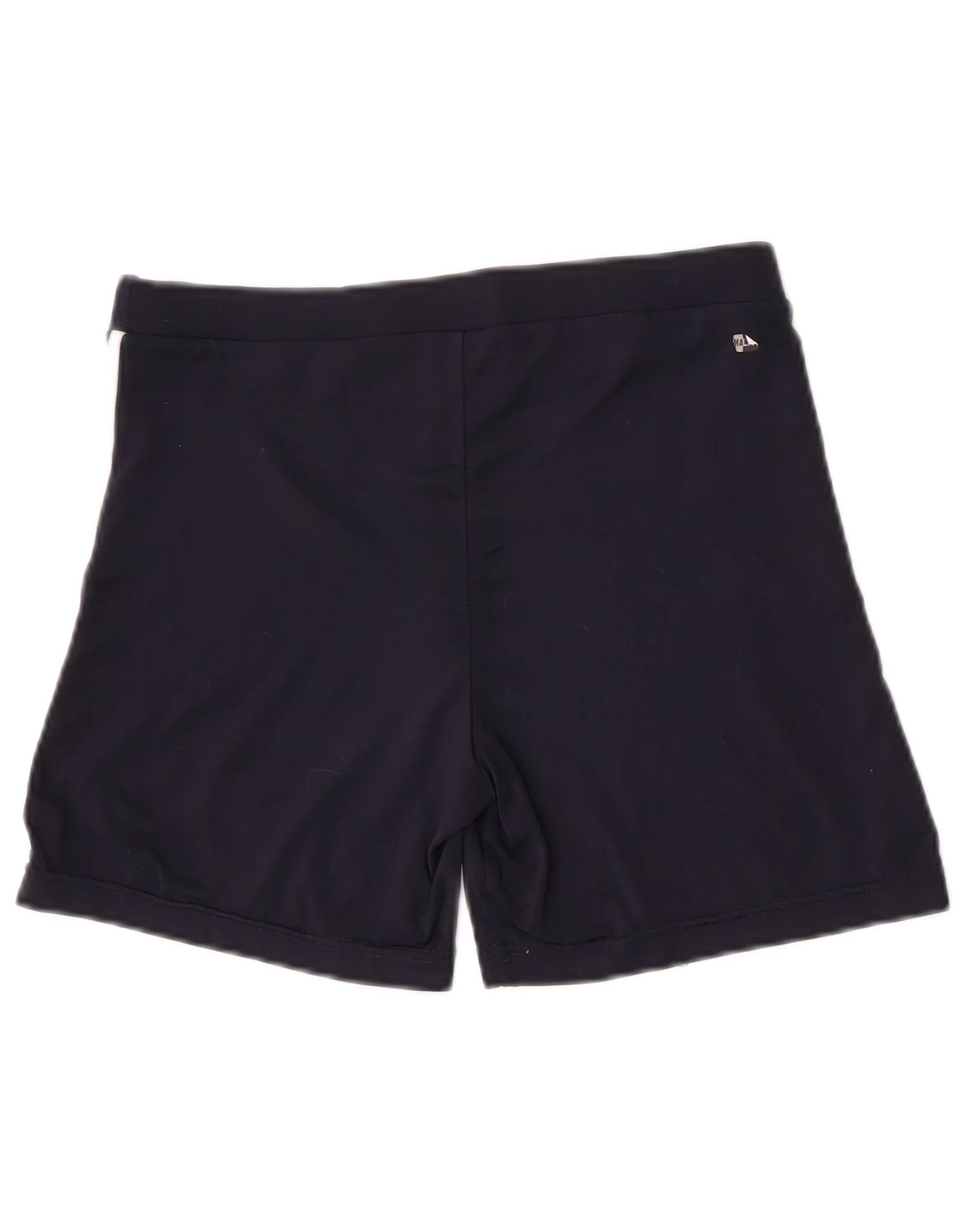 Adidas Womens Climalite Sport Shorts UK 12 Medium Navy Blue Polyester - Image 2
