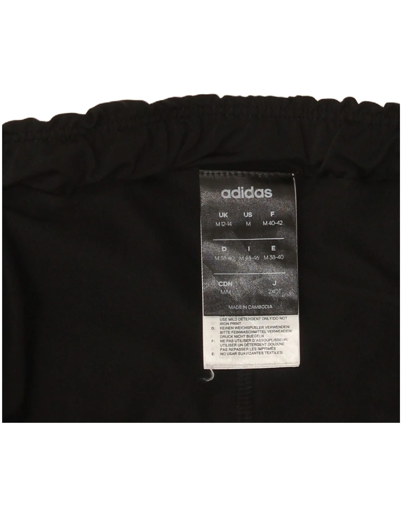 Adidas Womens Climalite Sport Shorts UK 14 Medium Black Polyester - Image 4