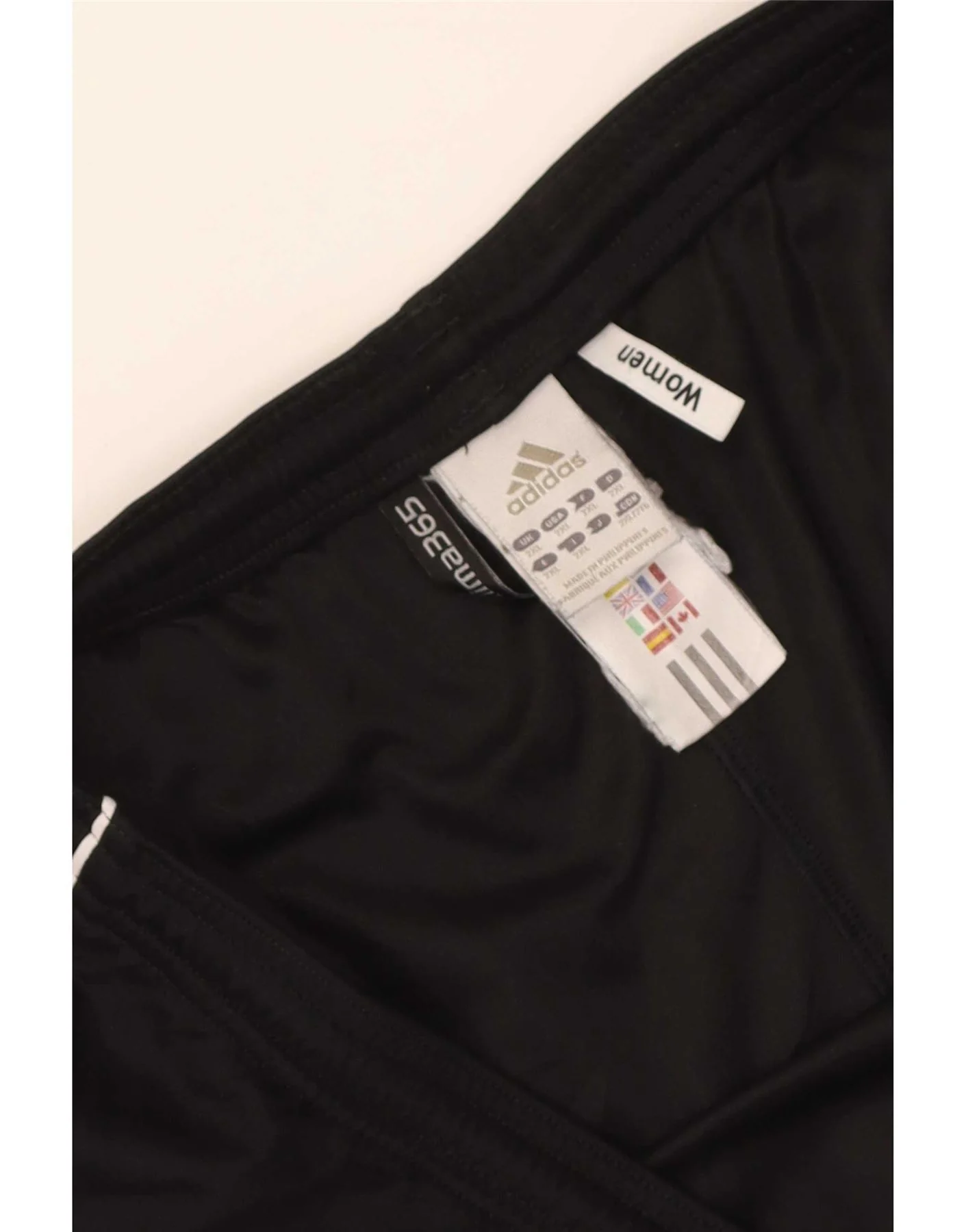 Adidas Womens Climalite Sport Shorts UK 20 2XL Black Polyester - Image 3