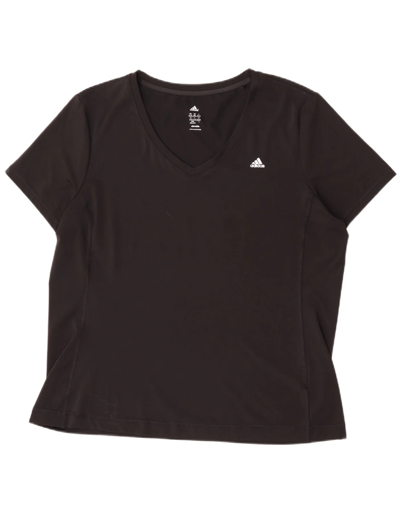Adidas Womens Climalite T-Shirt Top UK 24/26 2XL Black