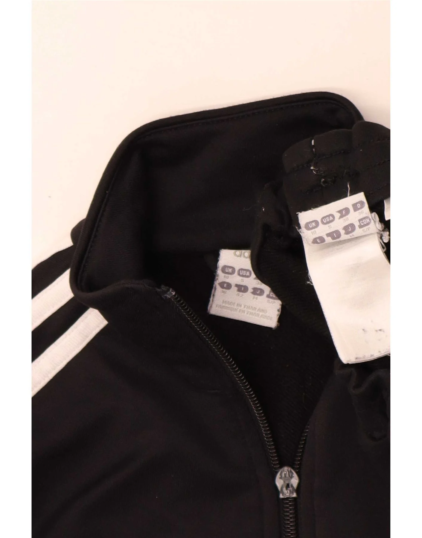 Adidas Womens Full Tracksuit UK 10 Small Black Polyester - Image 8