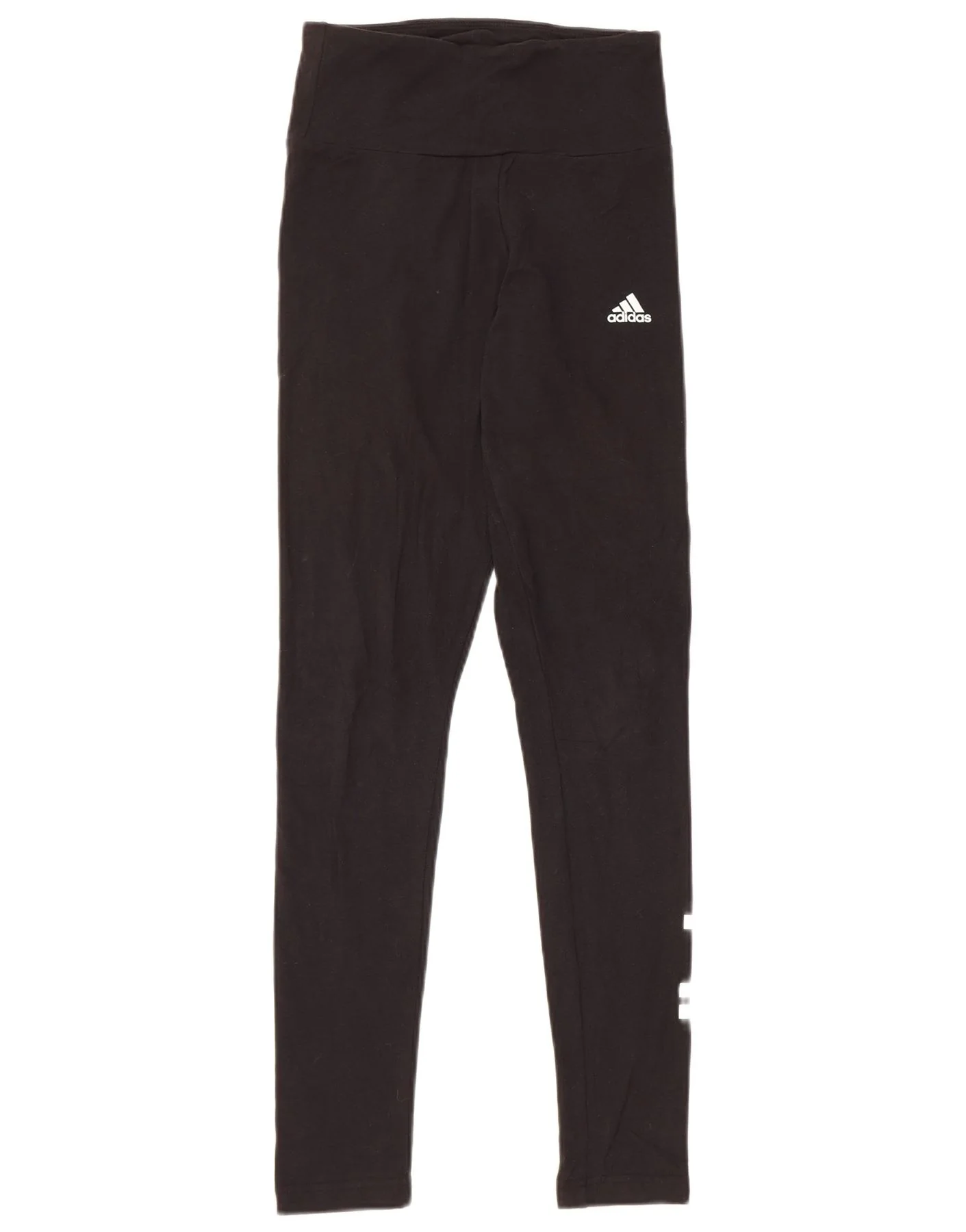 Adidas Womens Graphic Leggings UK 4/6 XS Black Cotton