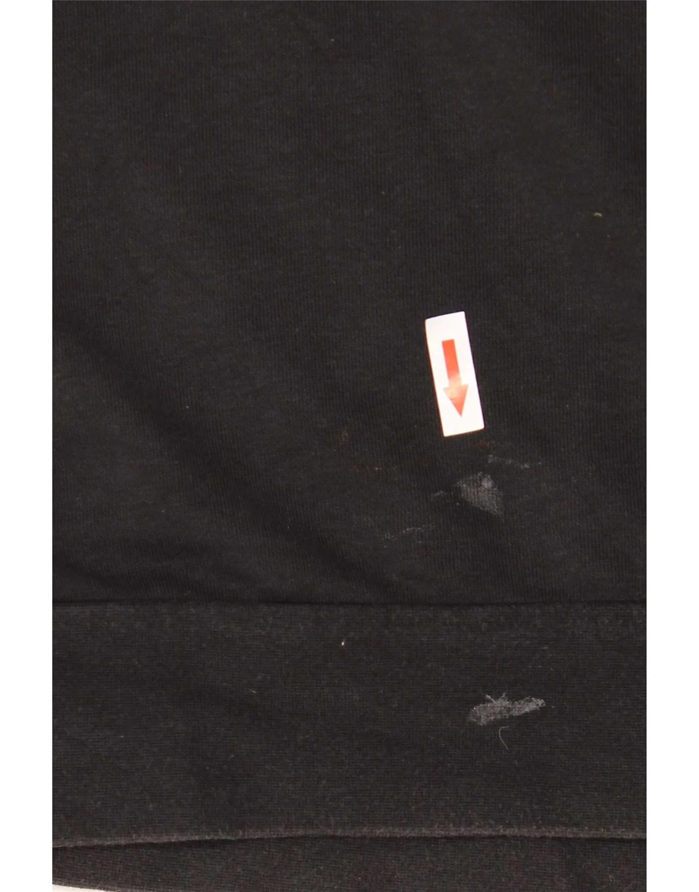 Adidas Womens Graphic Sweatshirt Jumper UK 12 Medium Black Sports - Image 3
