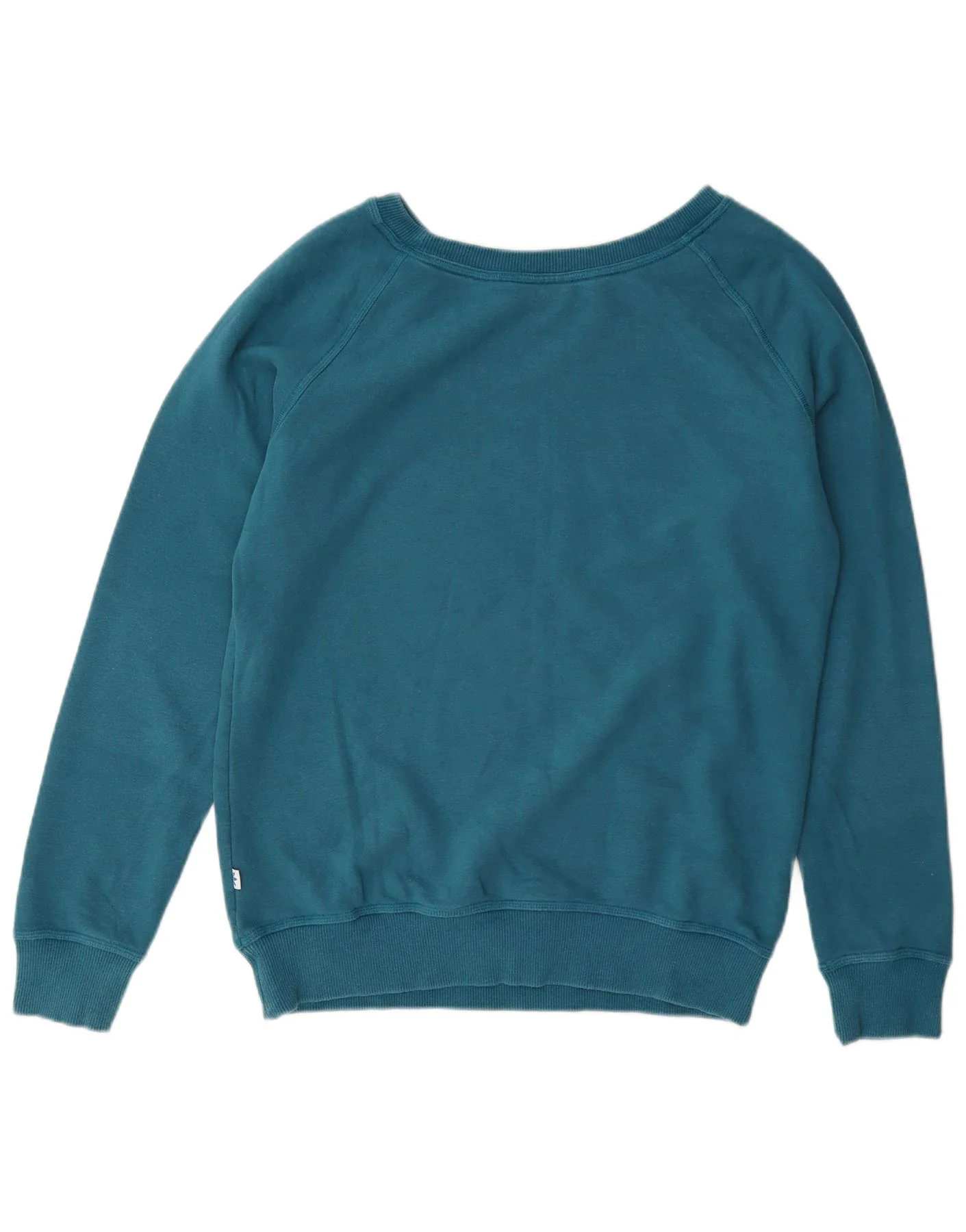 Adidas Womens Graphic Sweatshirt Jumper UK 16 Large Blue Cotton - Image 2