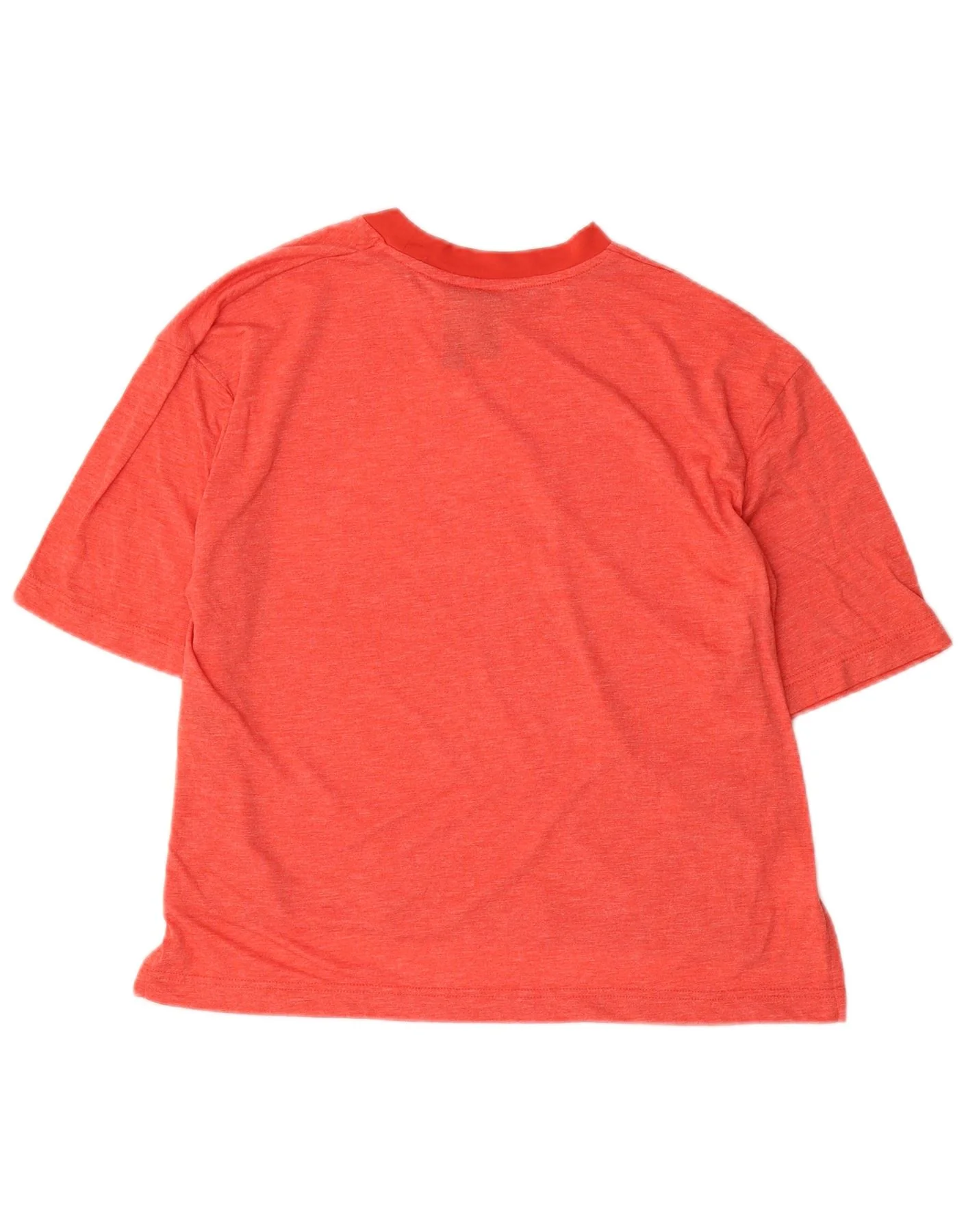 Adidas Womens Graphic T-Shirt Top UK 12/14 Medium Red Polyester - Image 2