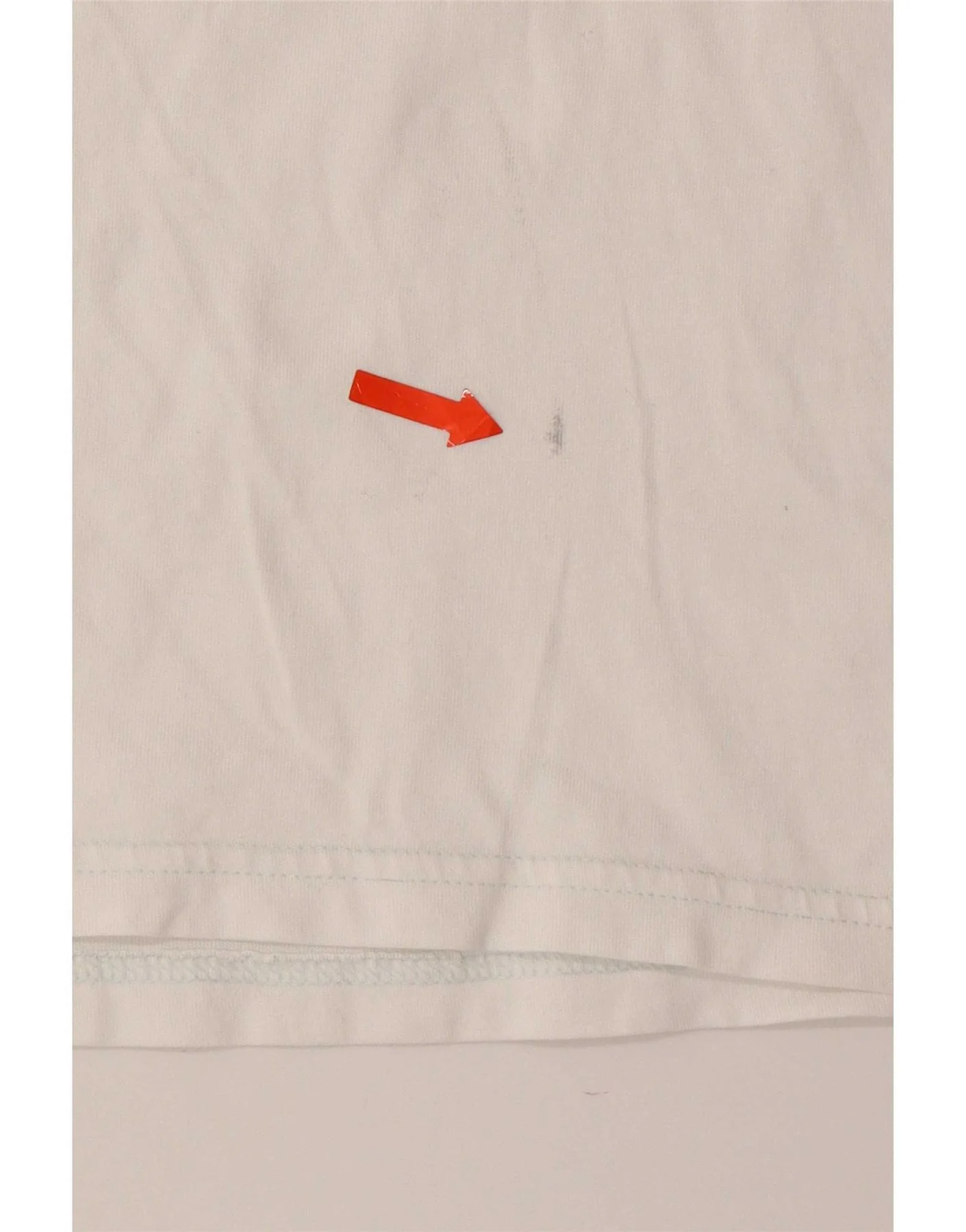Adidas Womens Graphic T-Shirt Top UK 8/10 Small White Cotton - Image 3