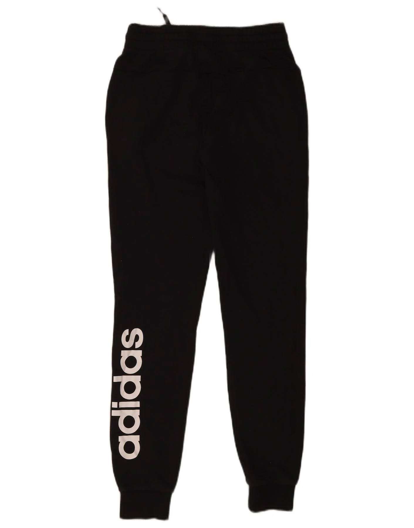 Adidas Womens Graphic Tracksuit Trousers Joggers UK 4/6 XS Black Cotton - Image 2