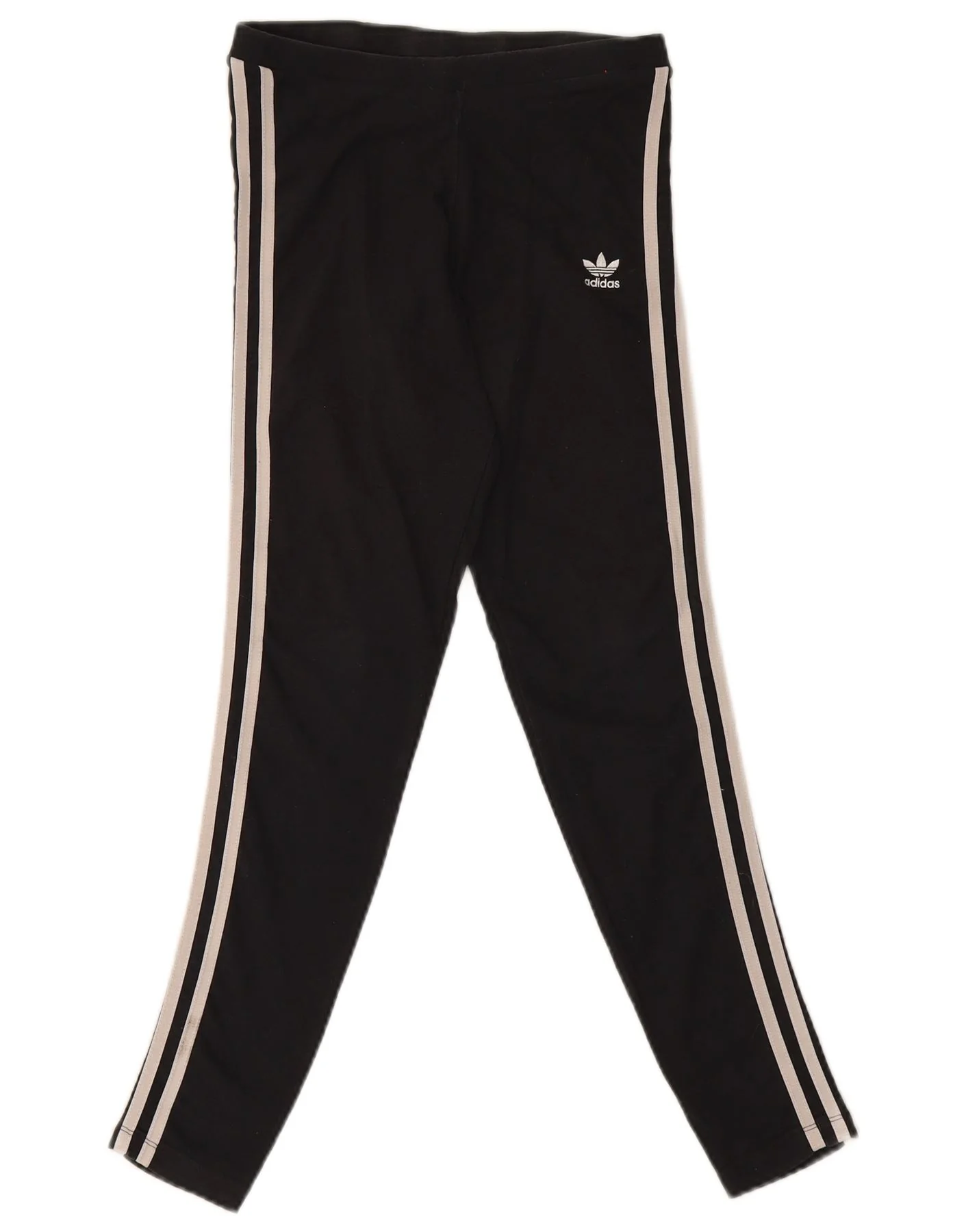 Adidas Womens Leggings UK 10 Small Black Cotton