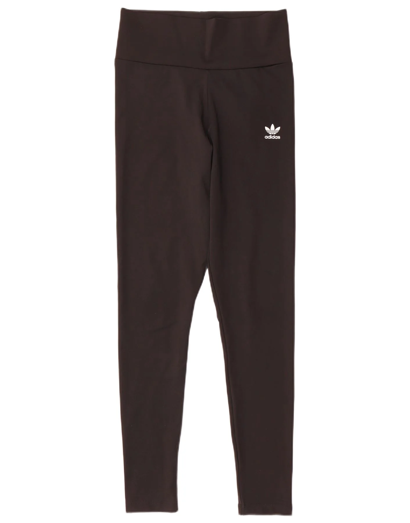 Adidas Womens Leggings UK 10 Small Black Polyester