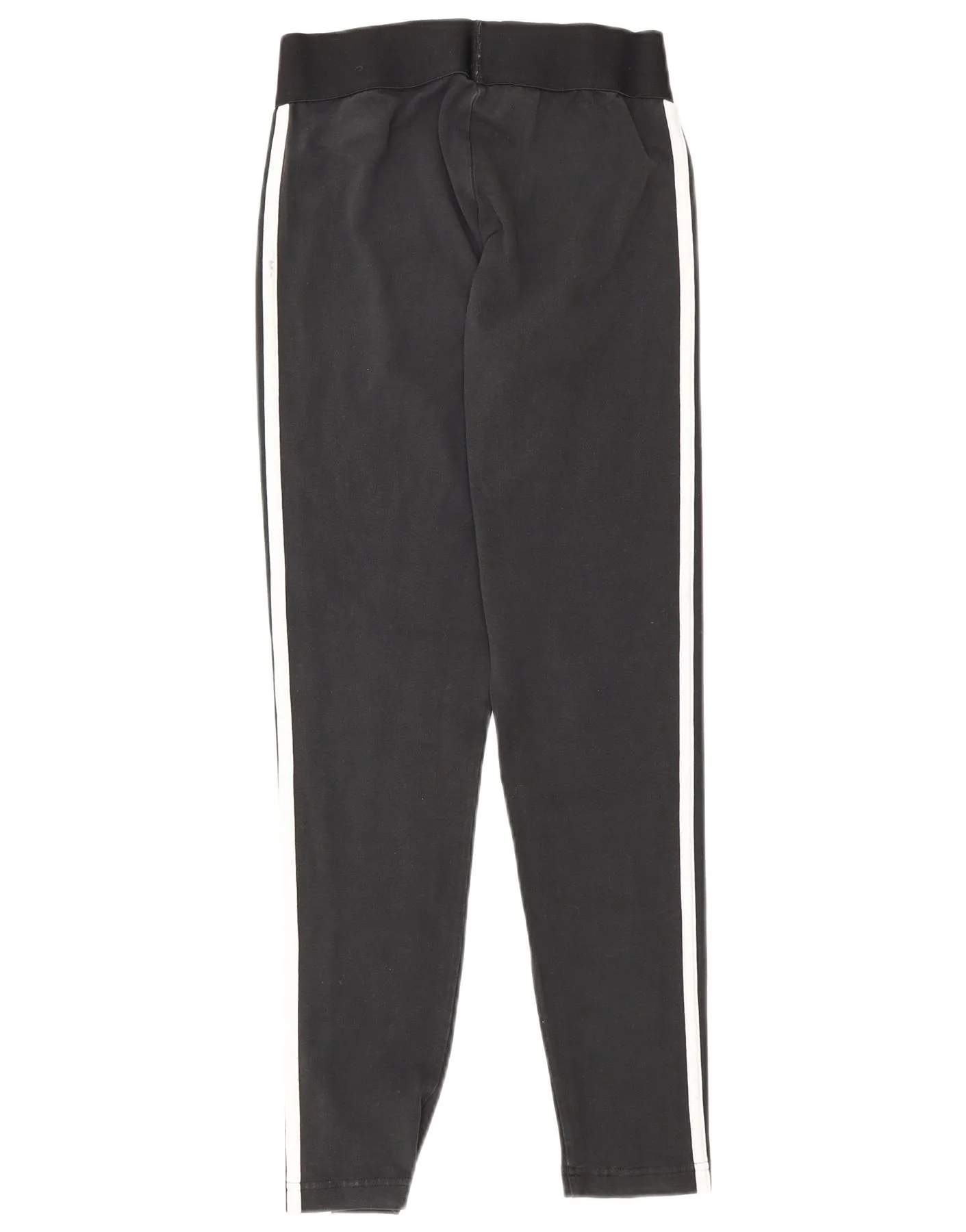Adidas Womens Leggings UK 12/14 Medium Black Cotton - Image 2