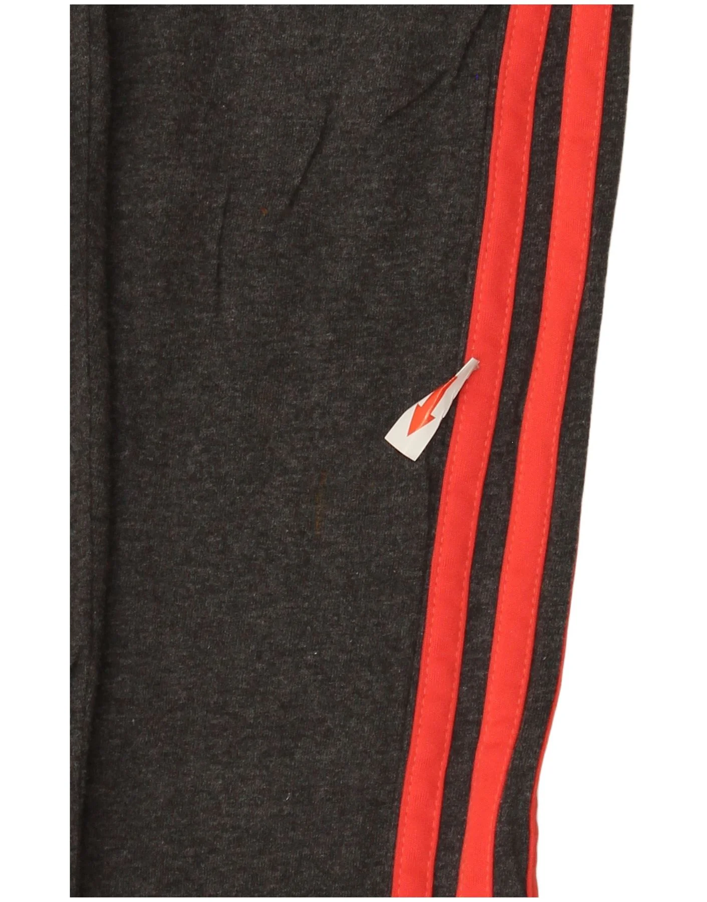 Adidas Womens Leggings UK 12/14 Medium Grey Colourblock Cotton - Image 3