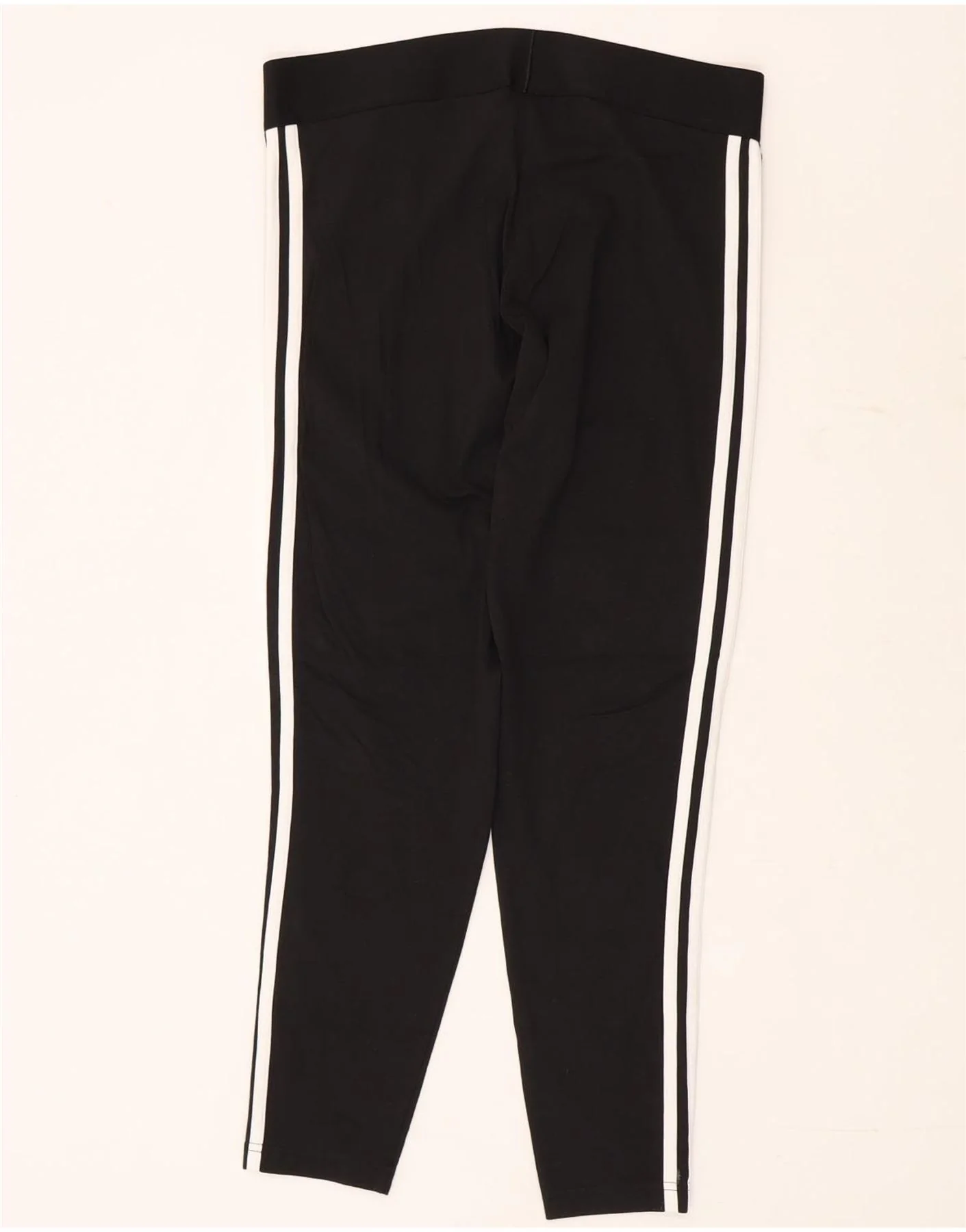 Adidas Womens Leggings UK 16/18 Large Black Cotton - Image 2