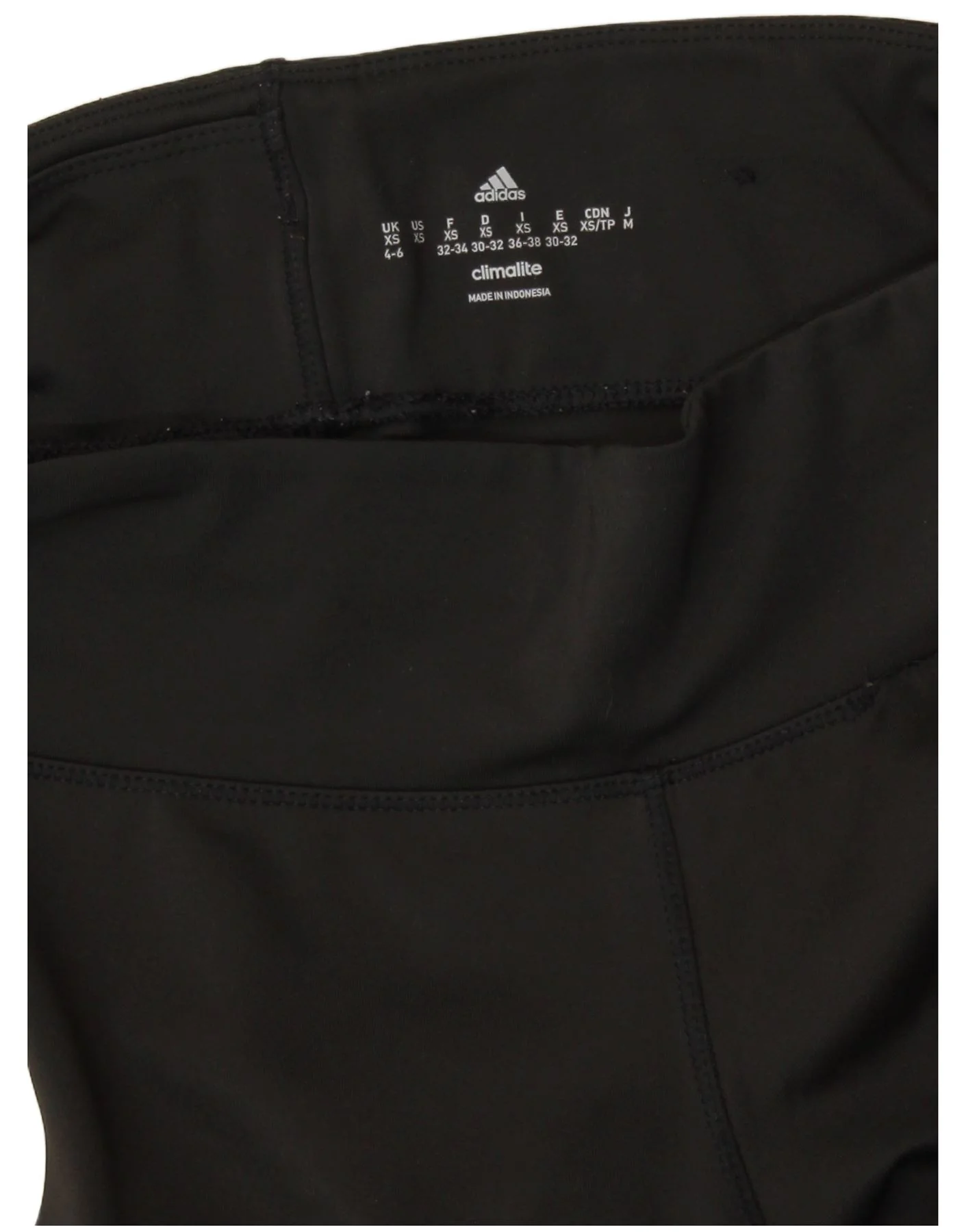 ADIDAS Womens Leggings UK 4/6 XS Black - Image 3