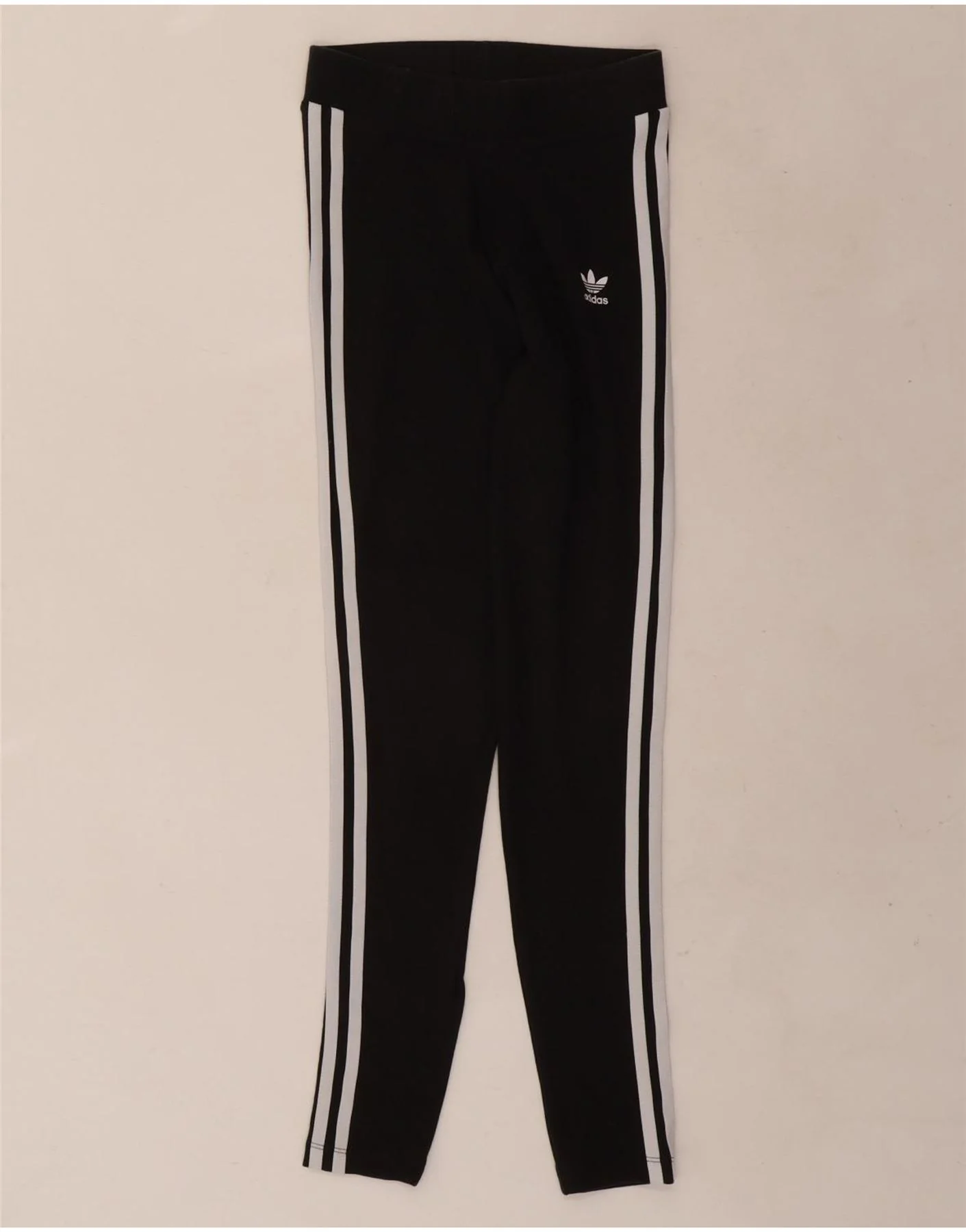 Adidas Womens Leggings UK 8 Small Black Cotton