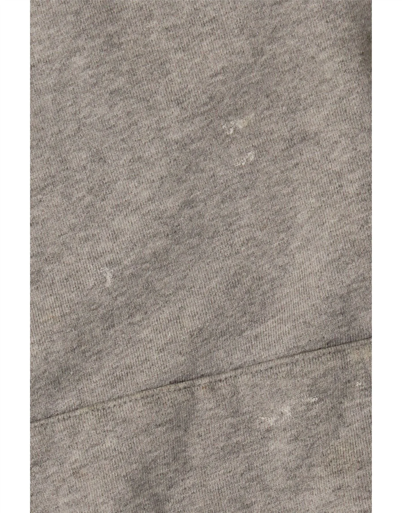 Adidas Womens Oversized Hoodie Jumper UK 14 Medium Grey Cotton - Image 3