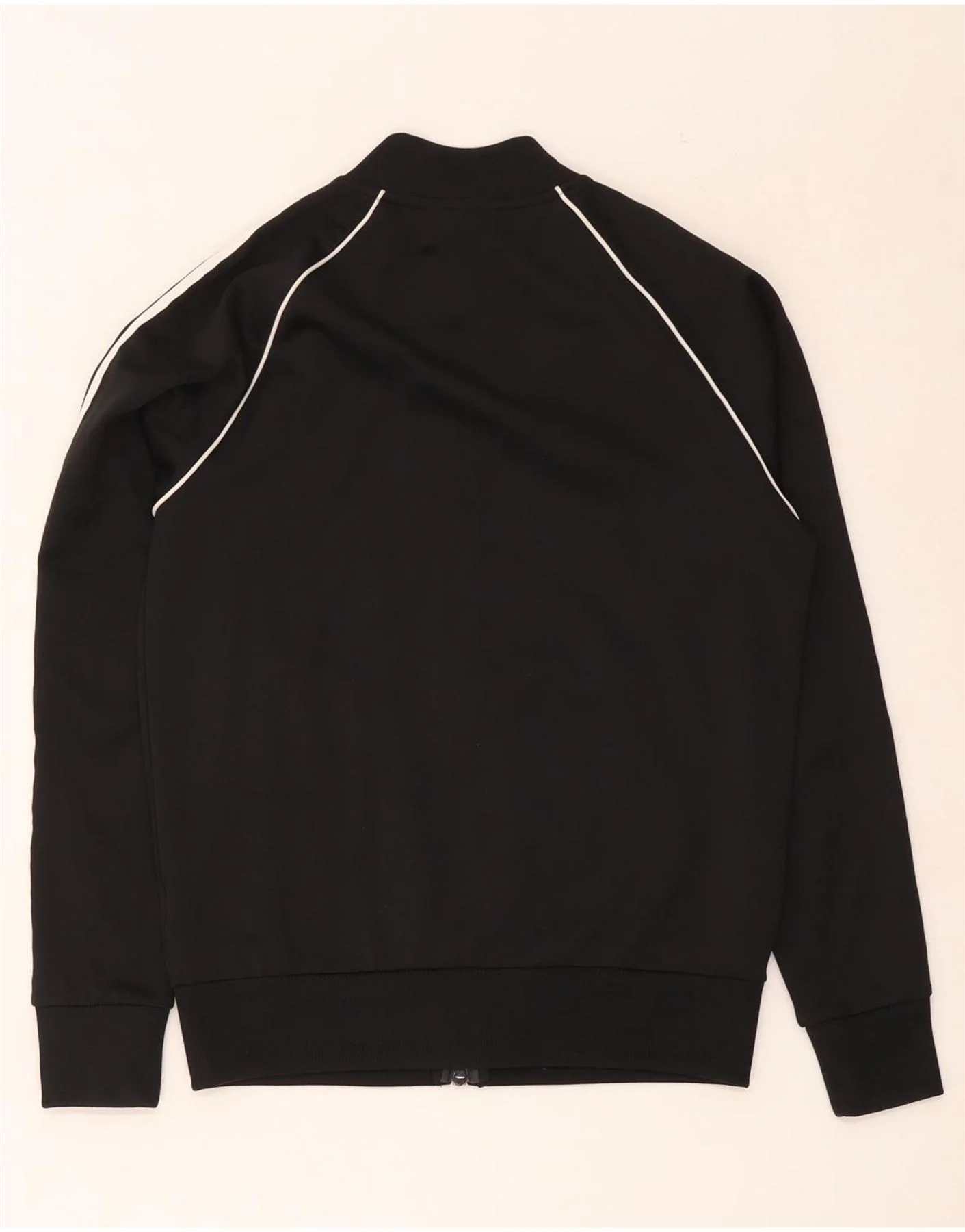 Adidas Womens Prime Blue Tracksuit Top Jacket UK 12 Medium Black - Image 2