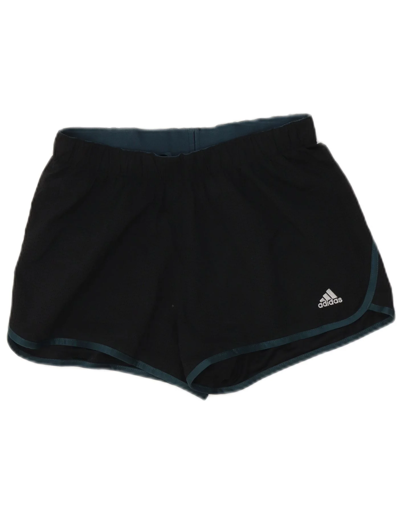Adidas Womens Sport Shorts UK 10 Small Black Polyester