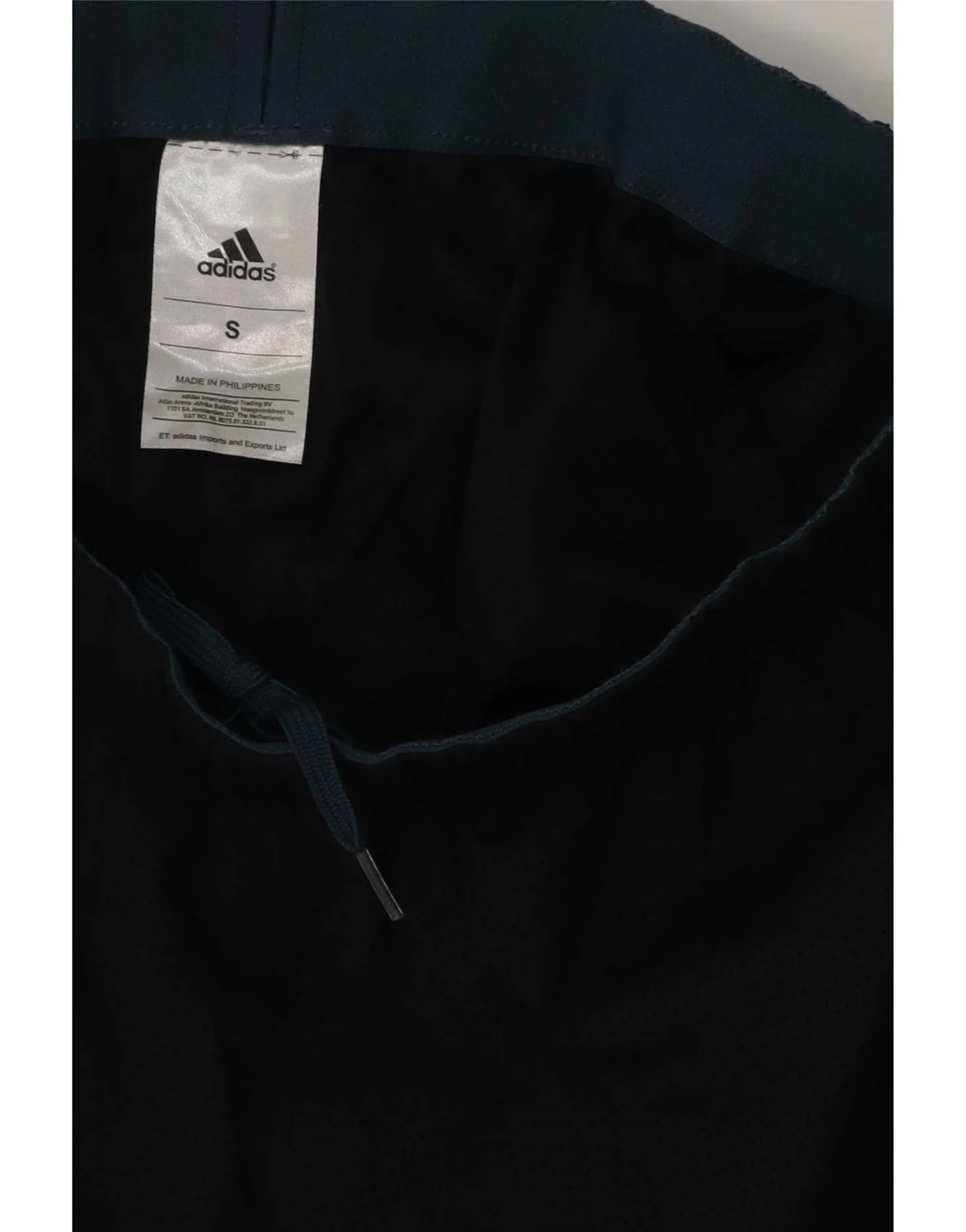 Adidas Womens Sport Shorts UK 10 Small Black Polyester - Image 3