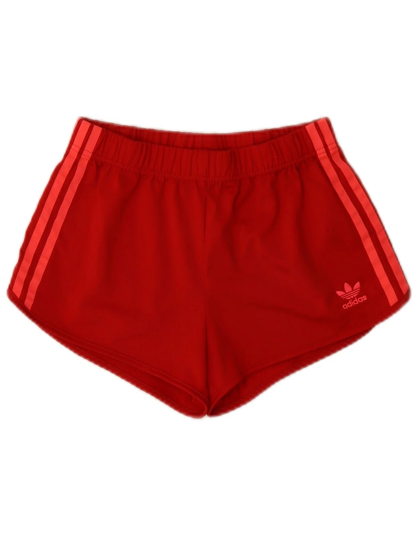 Adidas Womens Sport Shorts UK 4 XS Burgundy Polyester