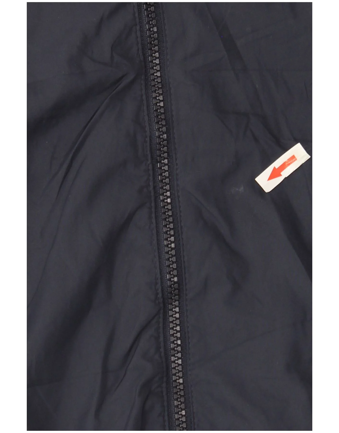 Adidas Womens Stella McCartney Oversized Rain Jacket UK 10 Small Navy Blue - Image 3
