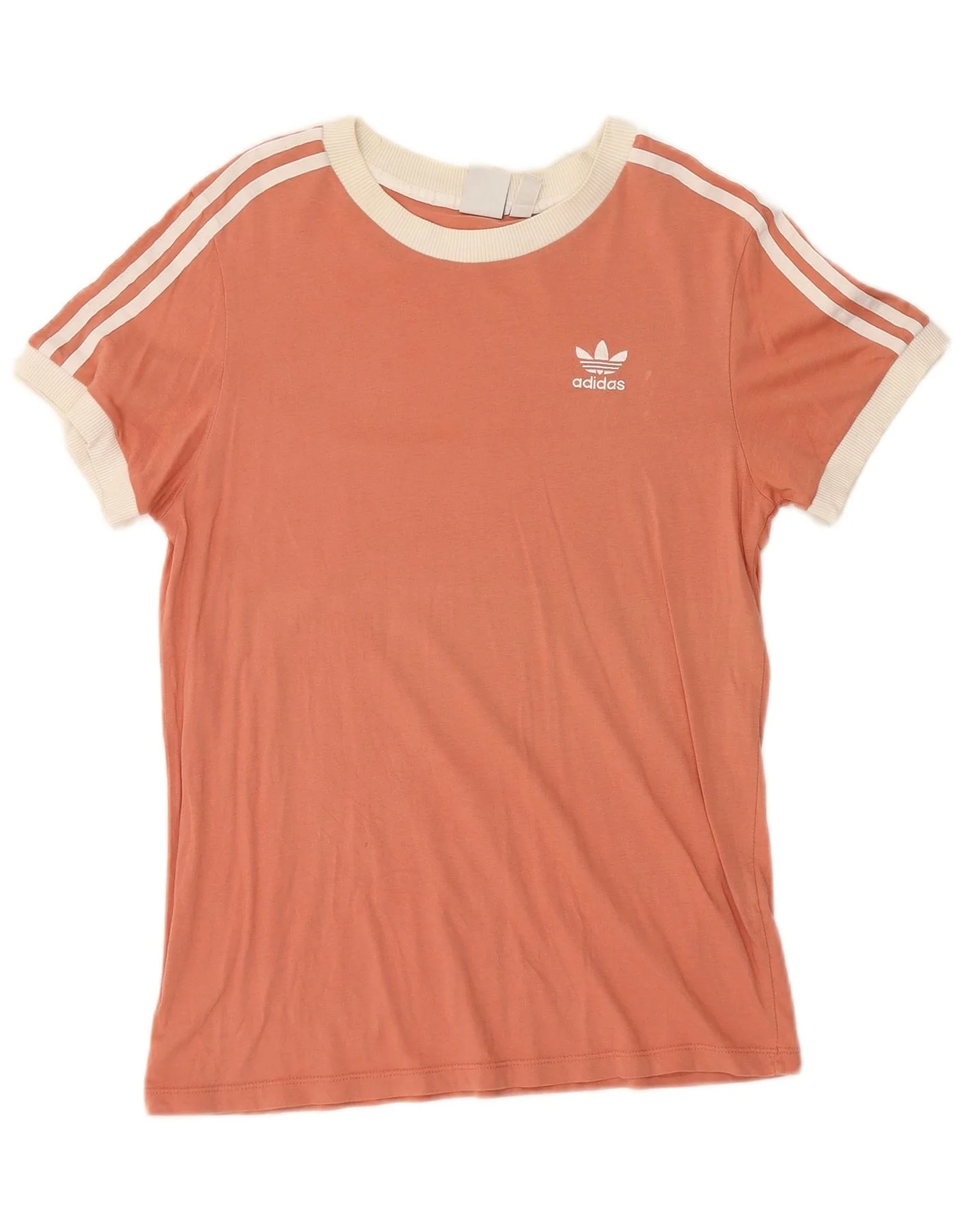 Adidas Womens T-Shirt Top UK 8 Small Pink