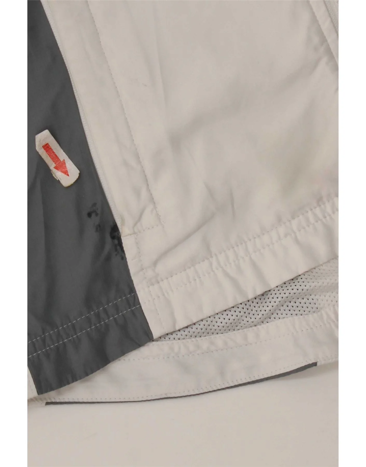 Adidas Womens Tracksuit Top Jacket UK 10 Small Grey Colourblock - Image 4