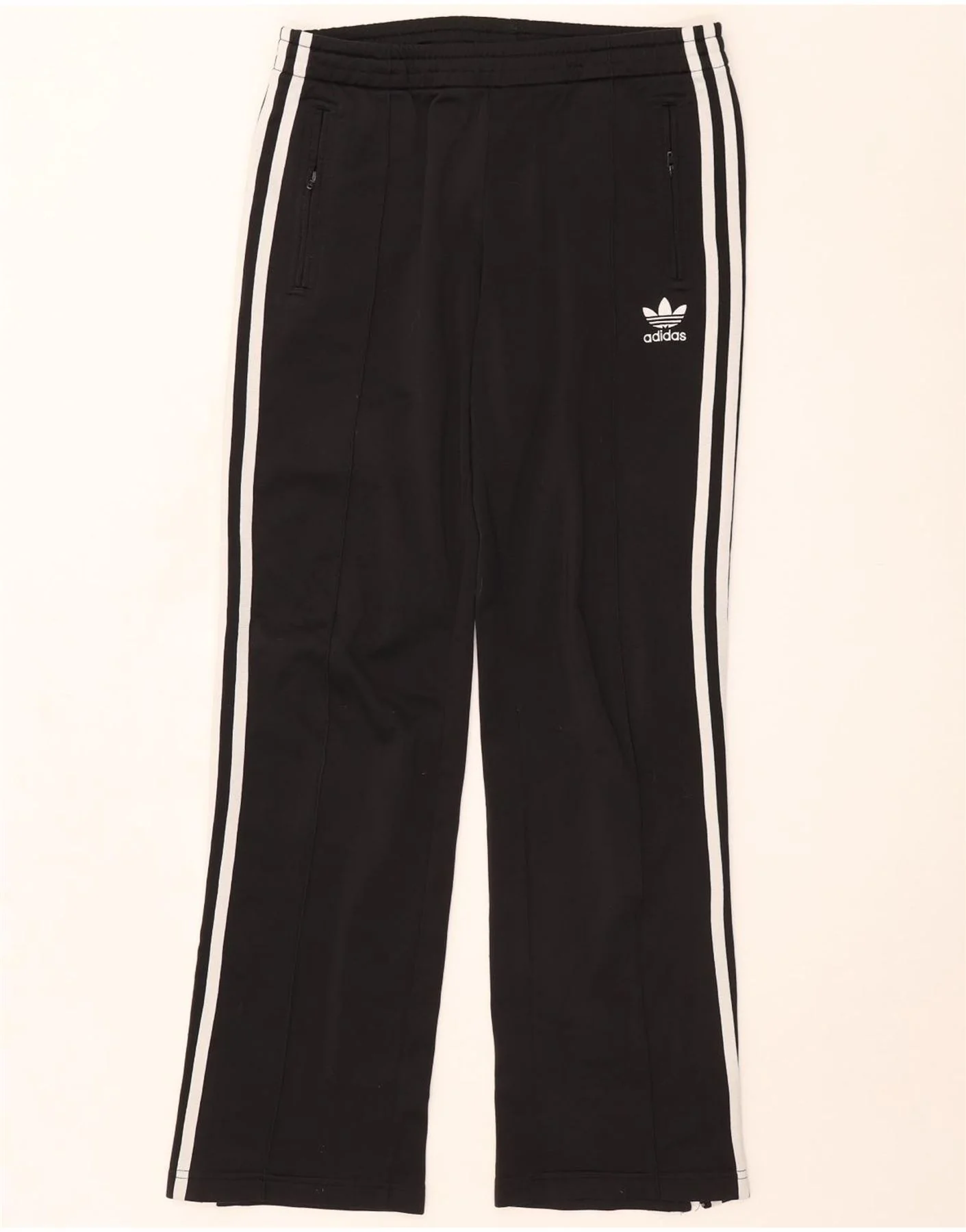 Adidas Womens Tracksuit Trousers EU 36 Small Black Polyester