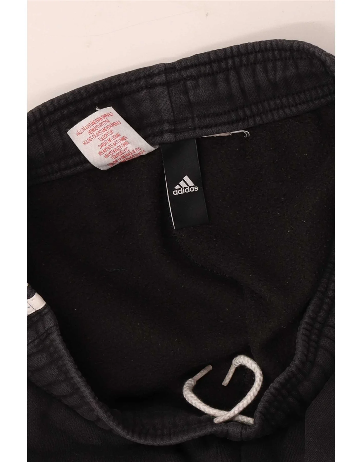 Adidas Womens Tracksuit Trousers Joggers UK 12 Medium Black - Image 3