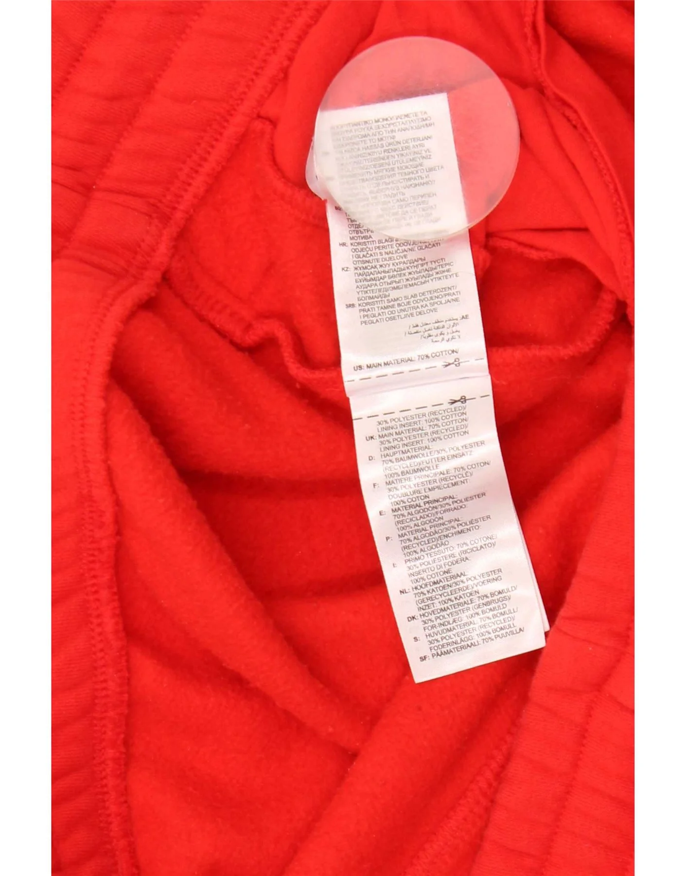 Adidas Womens Tracksuit Trousers Joggers UK 24/26 2XL Red Cotton - Image 4