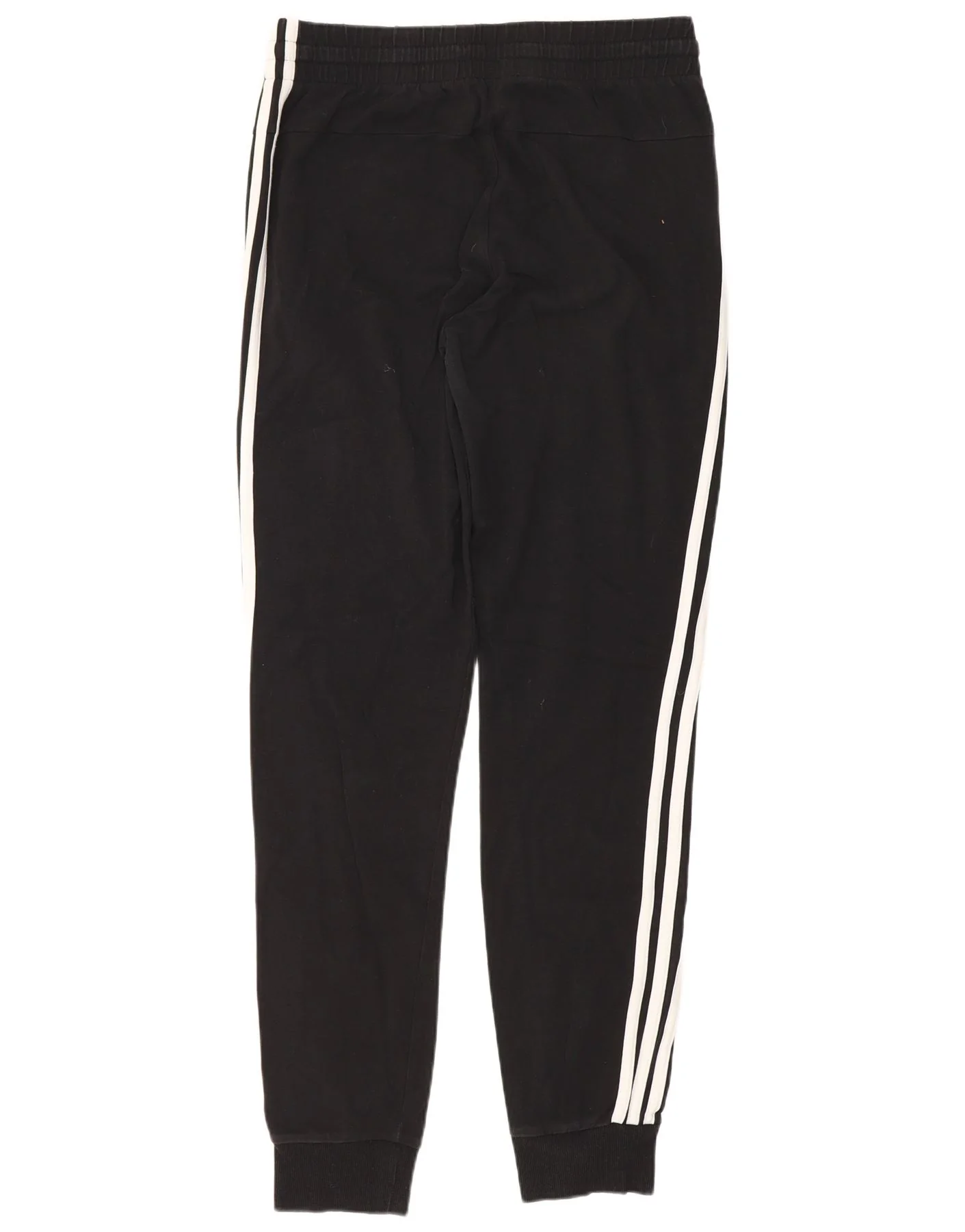 Adidas Womens Tracksuit Trousers Joggers UK 8/10 Small Black Cotton Sports - Image 2