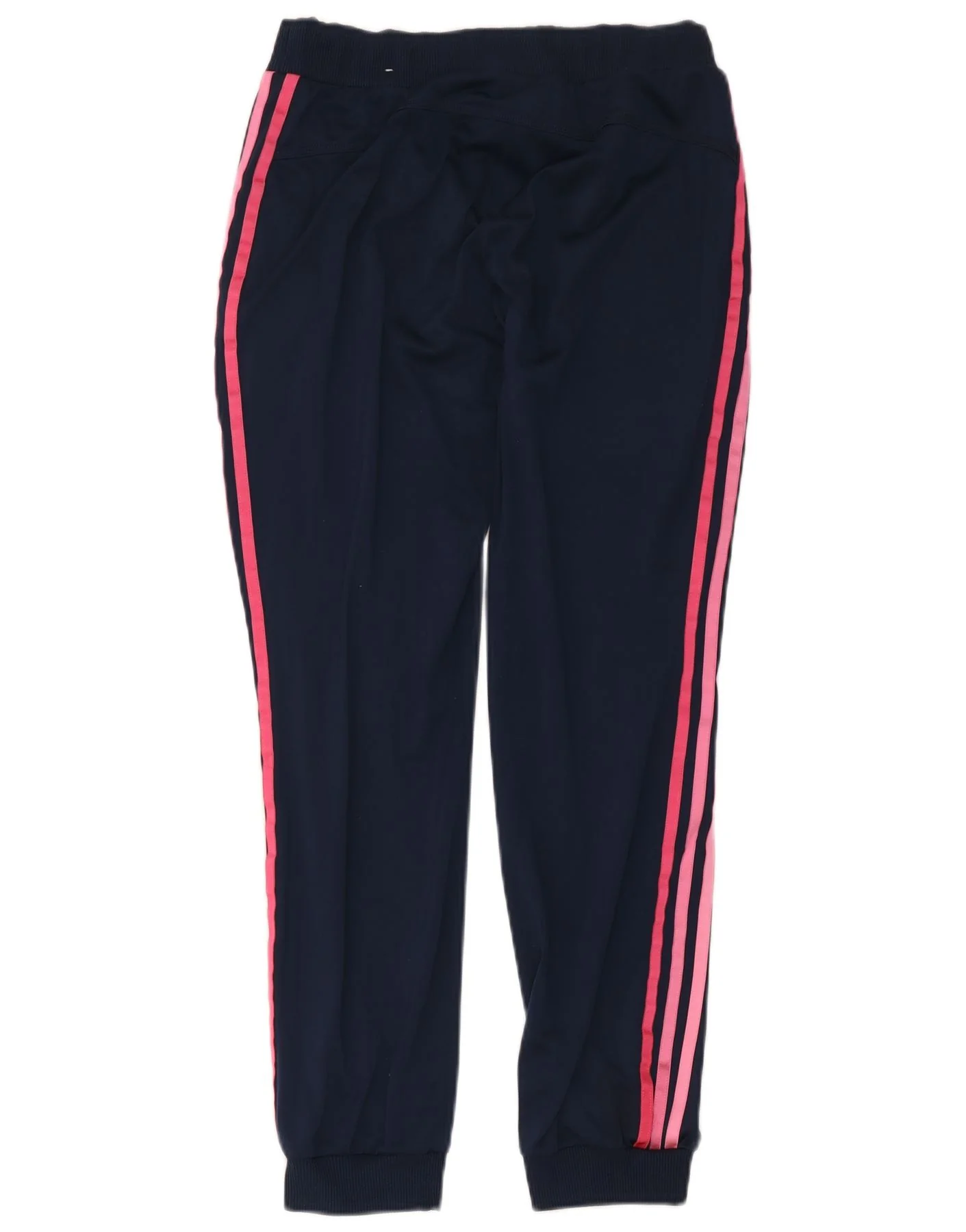 Adidas Womens Tracksuit Trousers Joggers UK 8/10 Small Navy Blue Polyester - Image 2