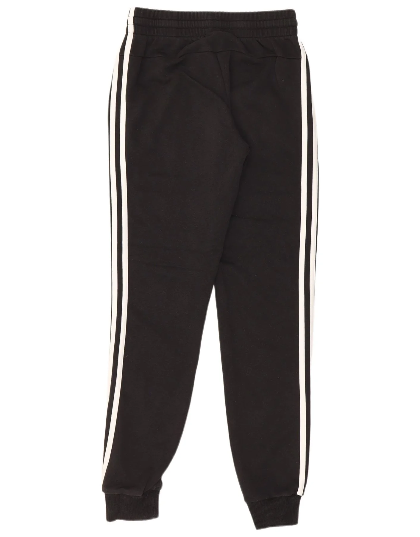 Adidas Womens Tracksuit Trousers Joggers XS Black Cotton Sports - Image 2