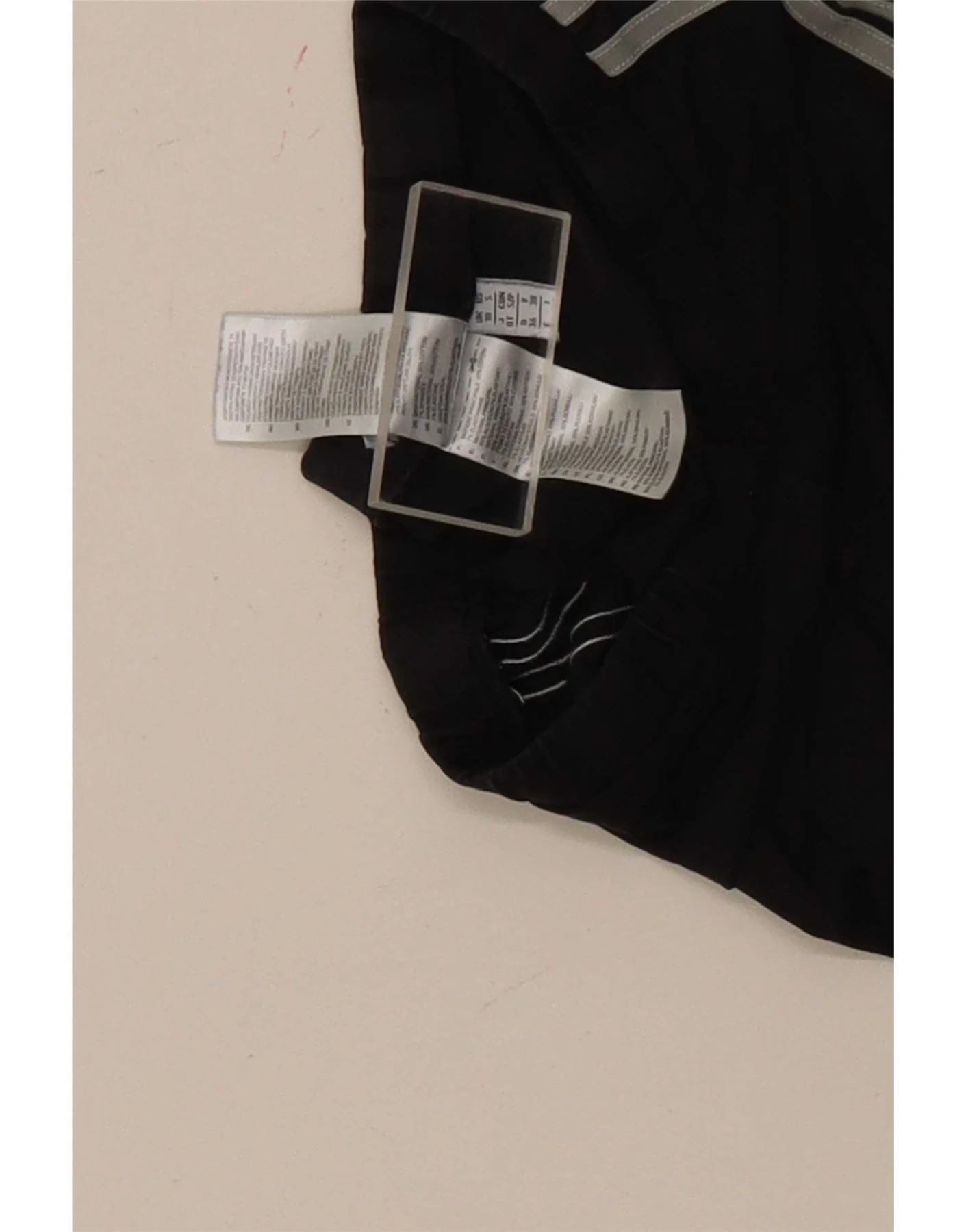 Adidas Womens Tracksuit Trousers UK 10 Small Black Cotton Sports - Image 3
