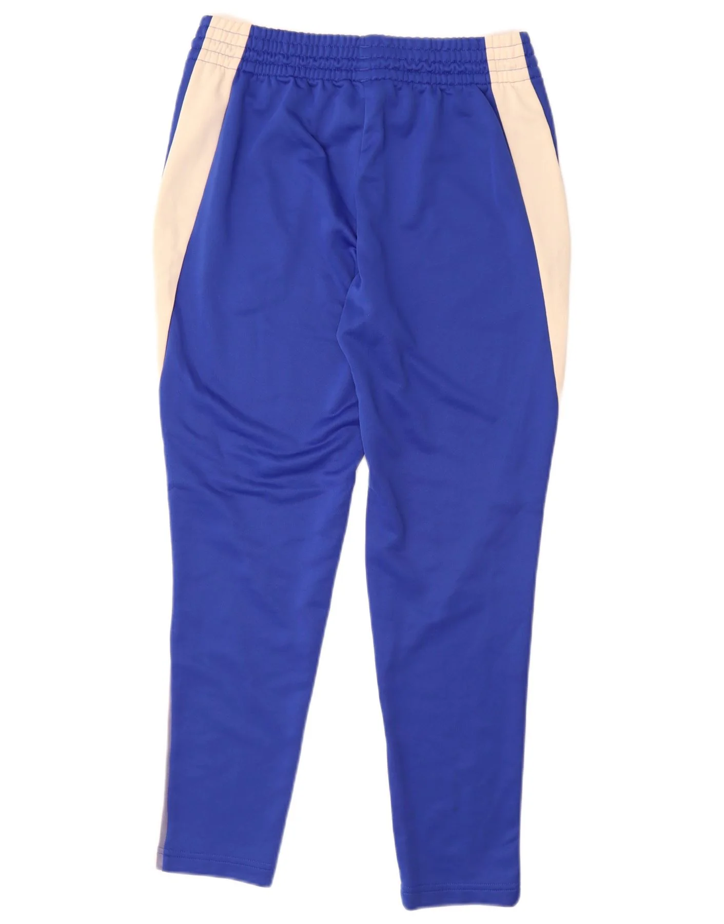 Adidas Womens Tracksuit Trousers UK 12/14 Medium Blue Colourblock Polyester - Image 2