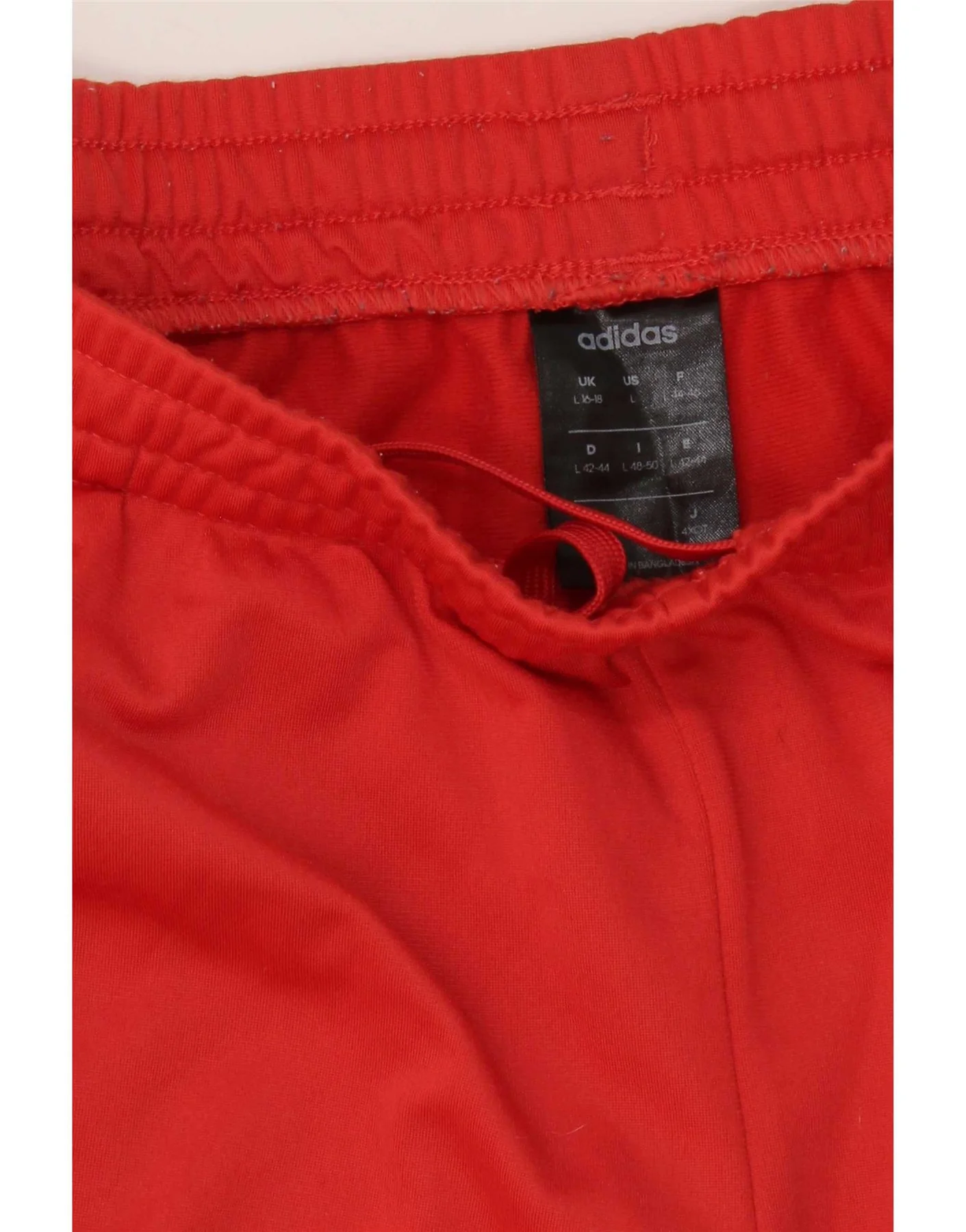 Adidas Womens Tracksuit Trousers UK 16/18 Large Orange - Image 3