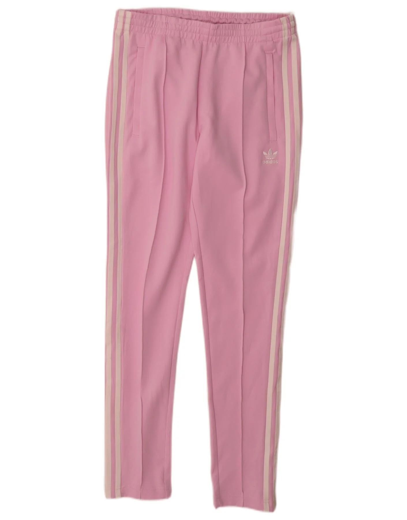 Adidas Womens Tracksuit Trousers UK 8/10 Small Pink Cotton