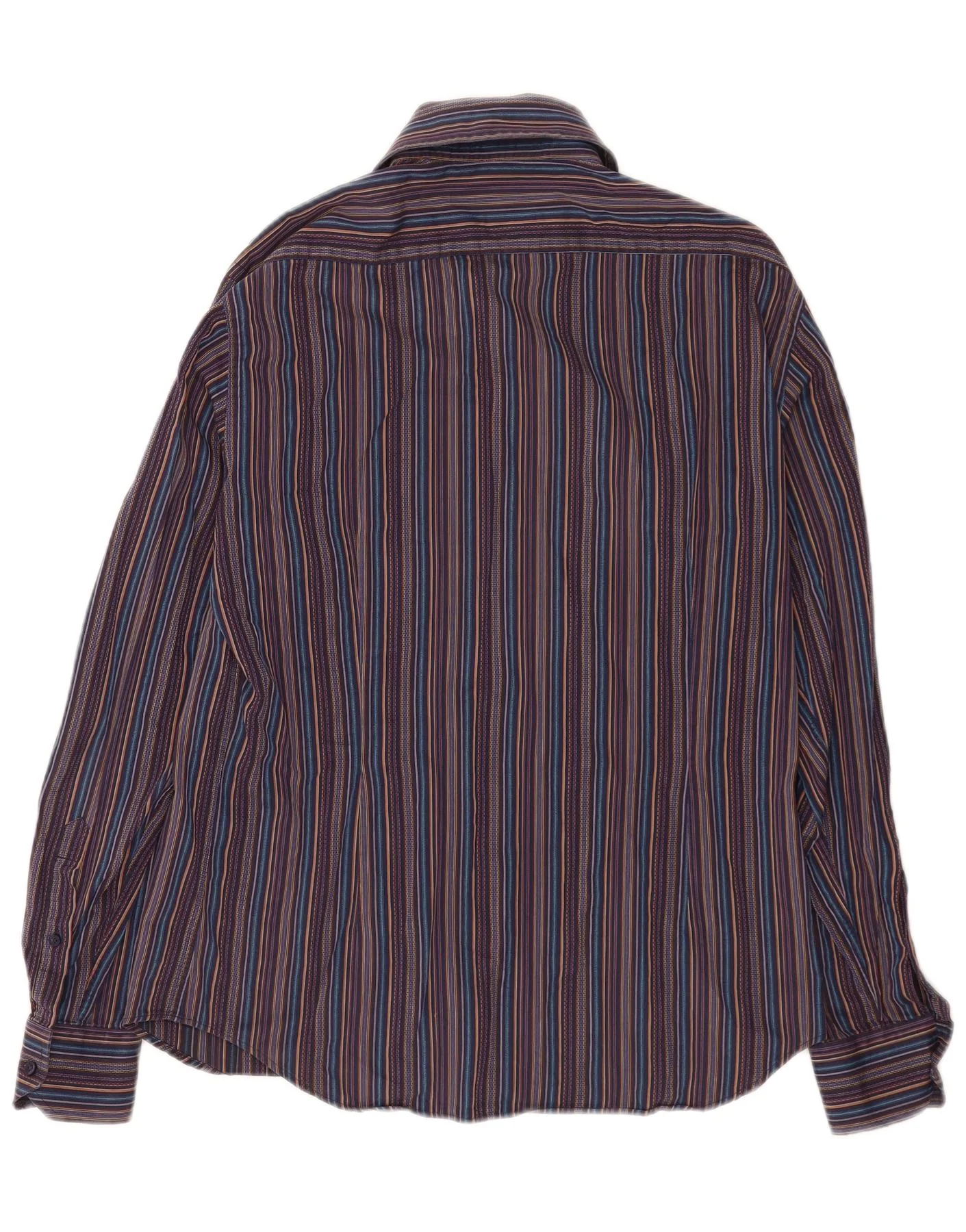 Alexander Mcqueen Mens Slim Shirt Size 41 16 Large Multicoloured Striped - Image 2