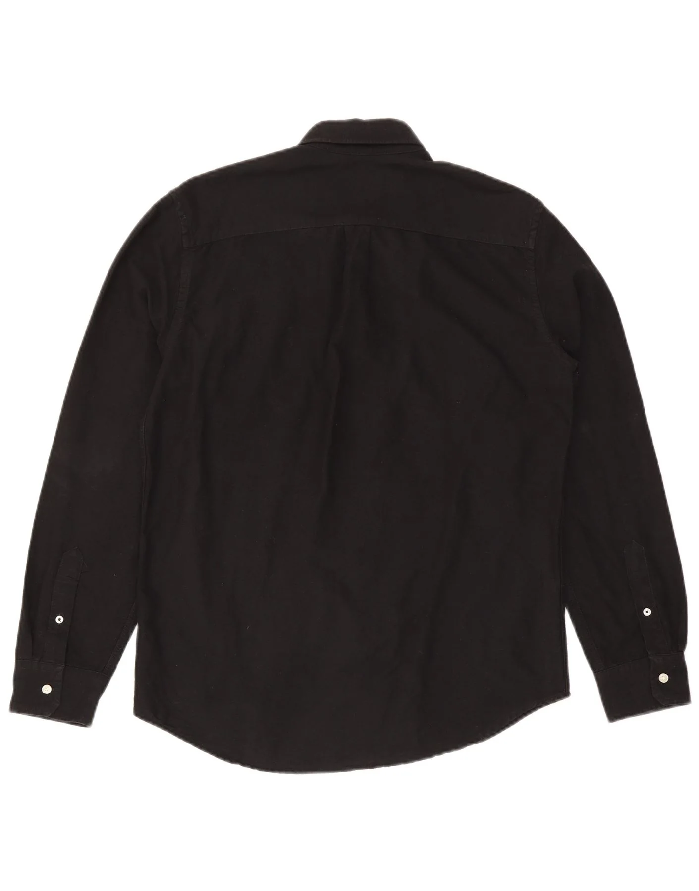 American Eagle Mens Classic Fit Shirt Medium Black Cotton - Image 2