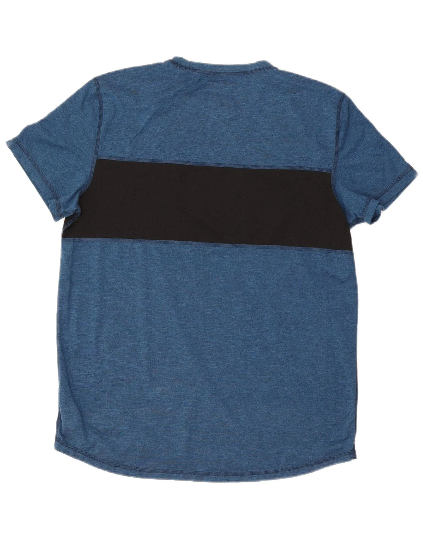 American Eagle Outfitters Mens Graphic T-Shirt Top Large Blue Colourblock - Image 2