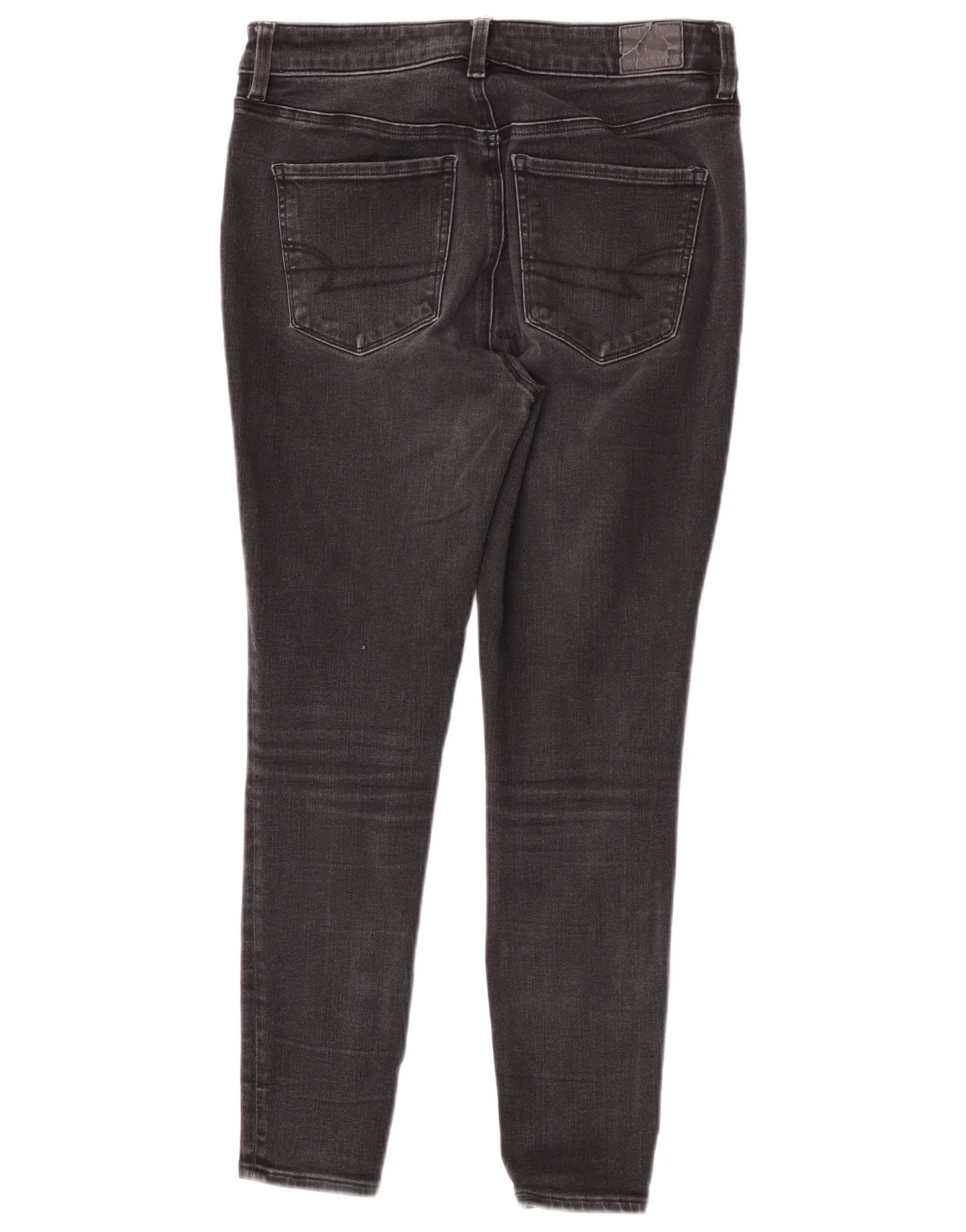 American Eagle Womens Skinny Jeans US 8 Medium W30 L26 Black Cotton - Image 2