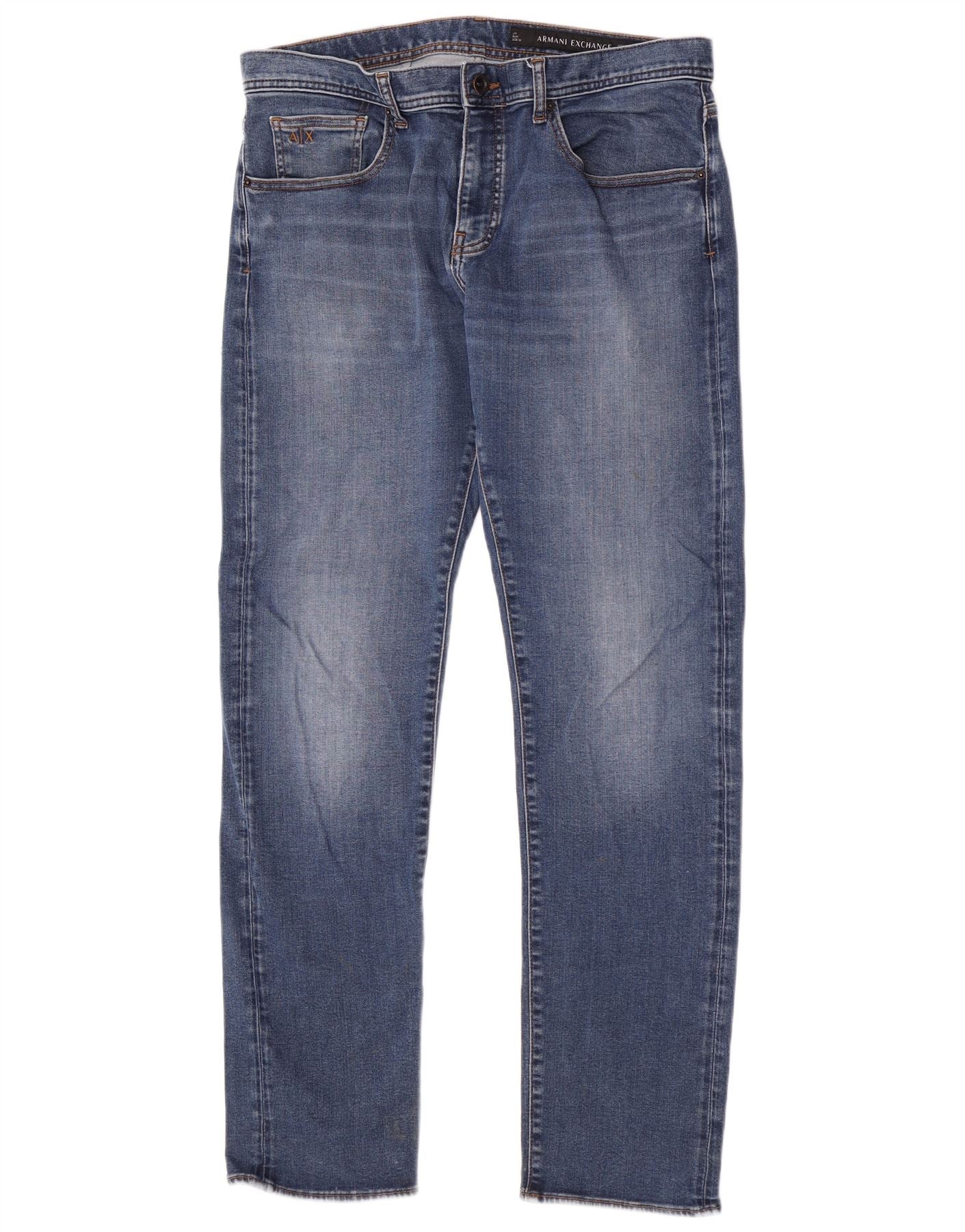 Armani Exchange Mens Slim Jeans W34 L32 Blue