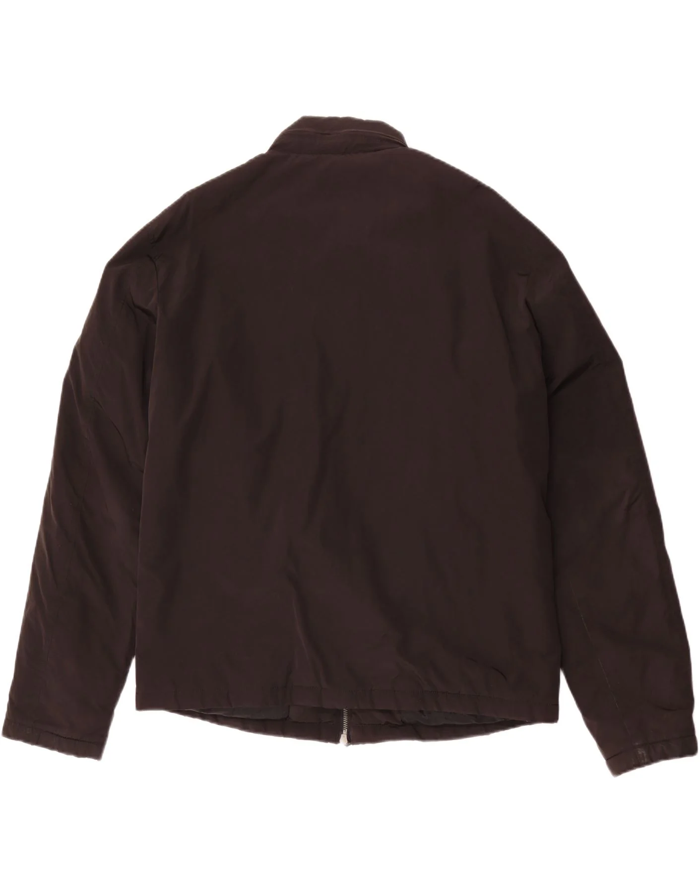 Armani Jeans Mens Hooded Windbreaker Jacket UK 44 2XL Black Polyester - Image 2