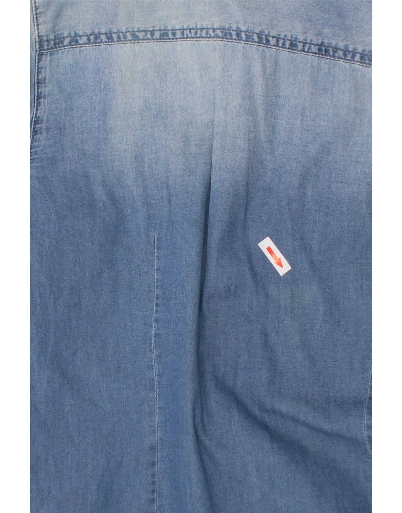 Armani Junior Boys Denim Shirt 13-14 Years Blue Cotton - Image 3